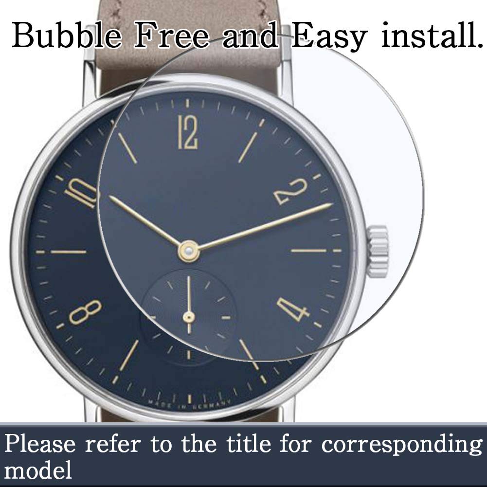 3 Pack Tempered Glass Screen Protector for Smart Watch Q8L 1.09