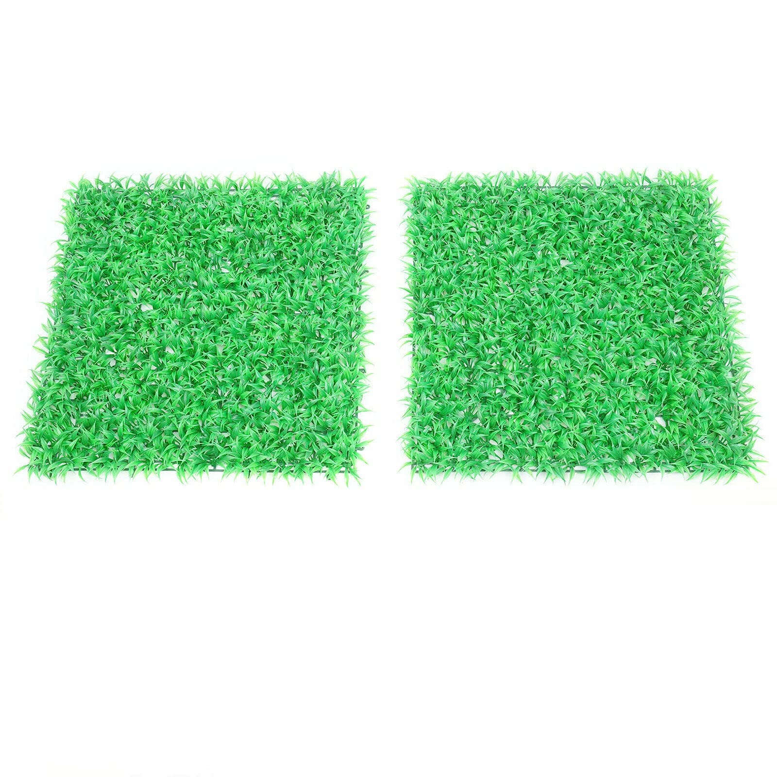 DNYSYSJ 6-Pack Artificial Silk Boxwood Hedge Wall Panels - 20Inch Light Green Grass Backdrop for Backyard, Garden, Wedding & Event Decor