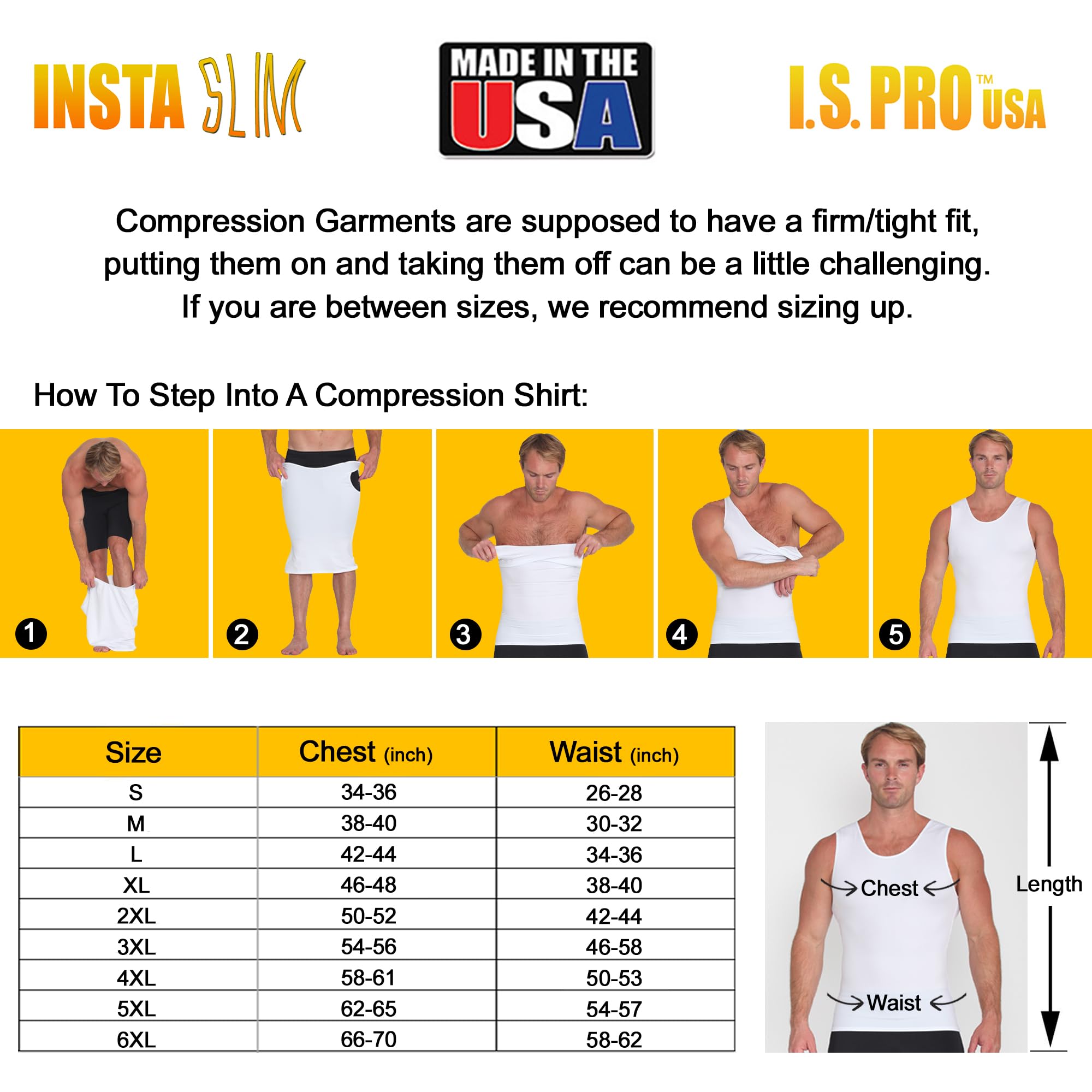 USA Made Men's Concealed Carry Holster - Slimming Compression Undershirt for Concealed Gun Carry | Perfect for Everyday Wear, Travel & Tactical Use