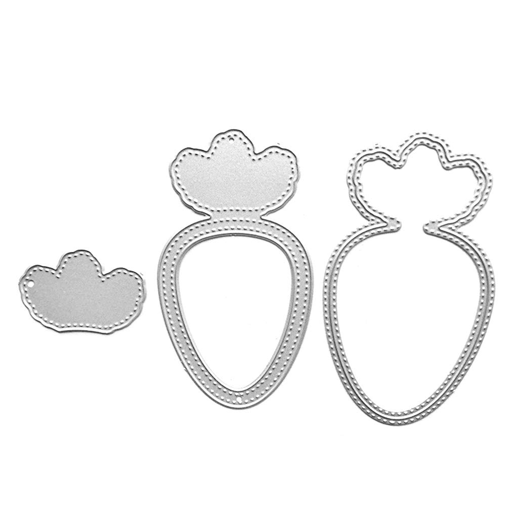 Easter Carrot Metal Cutting Dies for Scrapbooking, DIY Cards, Albums & Paper Crafts – Perfect for Easter Decorations, Handmade Greetings & Craft Projects