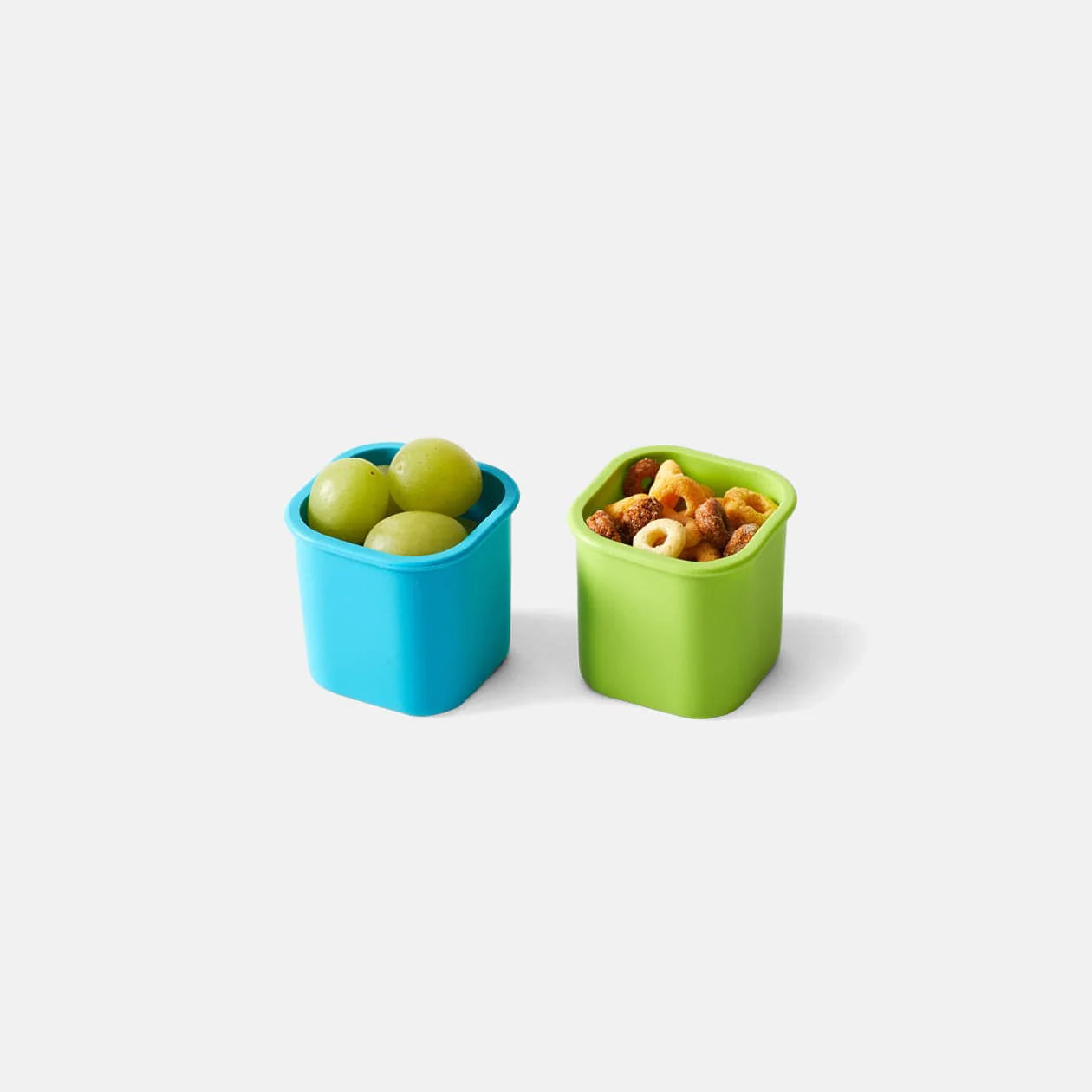 PlanetBox Silicone Pods - Flexible Reusable Food Containers, 2 Pack (Launch & Shuttle) | Perfect for School Lunches, Picnics & On-the-Go Snacks