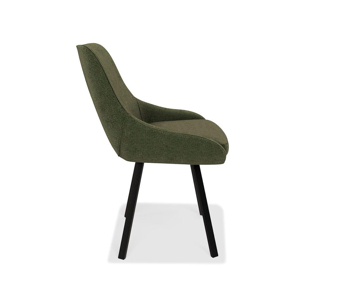 Kyla Swivel Dining Chair - Modern 360° Rotating Upholstered Seat for Kitchen, Dining Room & Office - Comfortable & Stylish Home Furniture