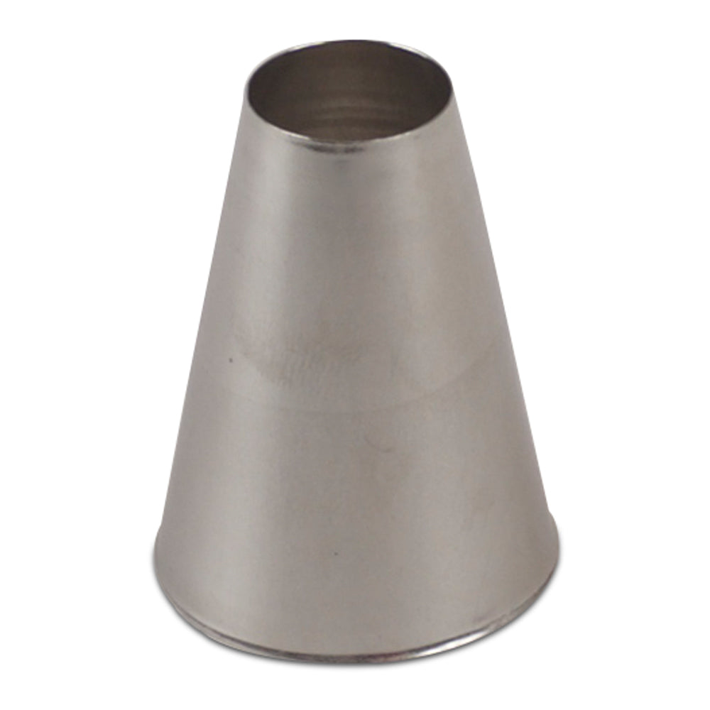 Stainless Steel Plain Round Pastry Decorating Tips - Perfect for Cake Piping, Cupcake Decorating & Cookie Icing