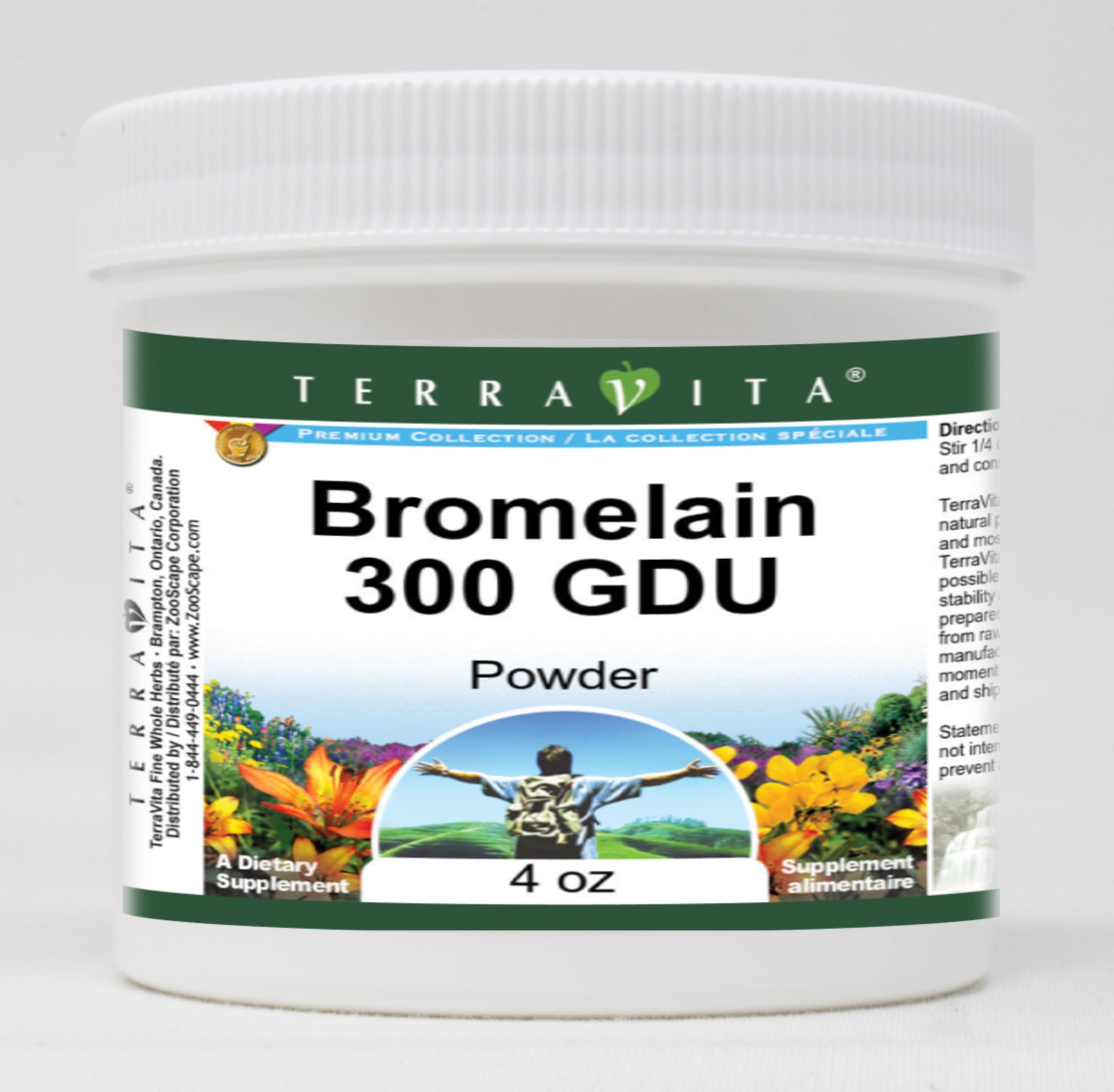 Bromelain 300 GDU Powder - 4 oz Natural Digestive Enzyme Supplement (ZIN: 519385) for Gut Health, Inflammation Relief & Protein Digestion | Perfect for Smoothies, Post-Workout Recovery & Dietary Support
