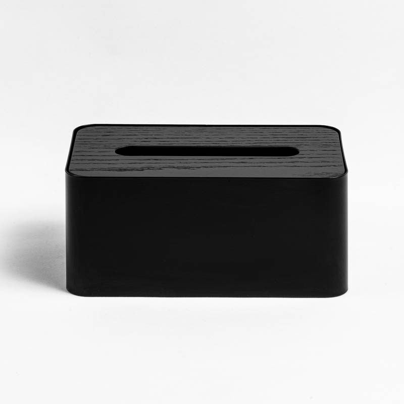 Stylish Black Tissue Box Cover - Modern Home & Office Decor | Perfect for Living Room, Bedroom, and Bathroom