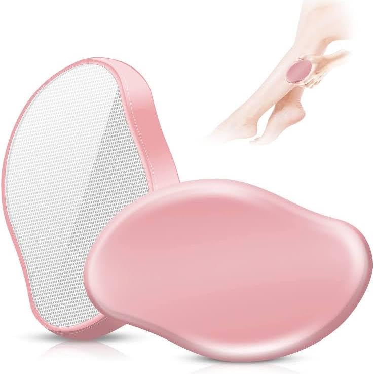 Crystal Hair Eraser - Painless Hair Removal Tool for Men & Women | Exfoliating & Smoothing Skin | Magic Hair Remover for Face, Legs, Arms & Body | At-Home Hair Removal Solution for Silky Skin