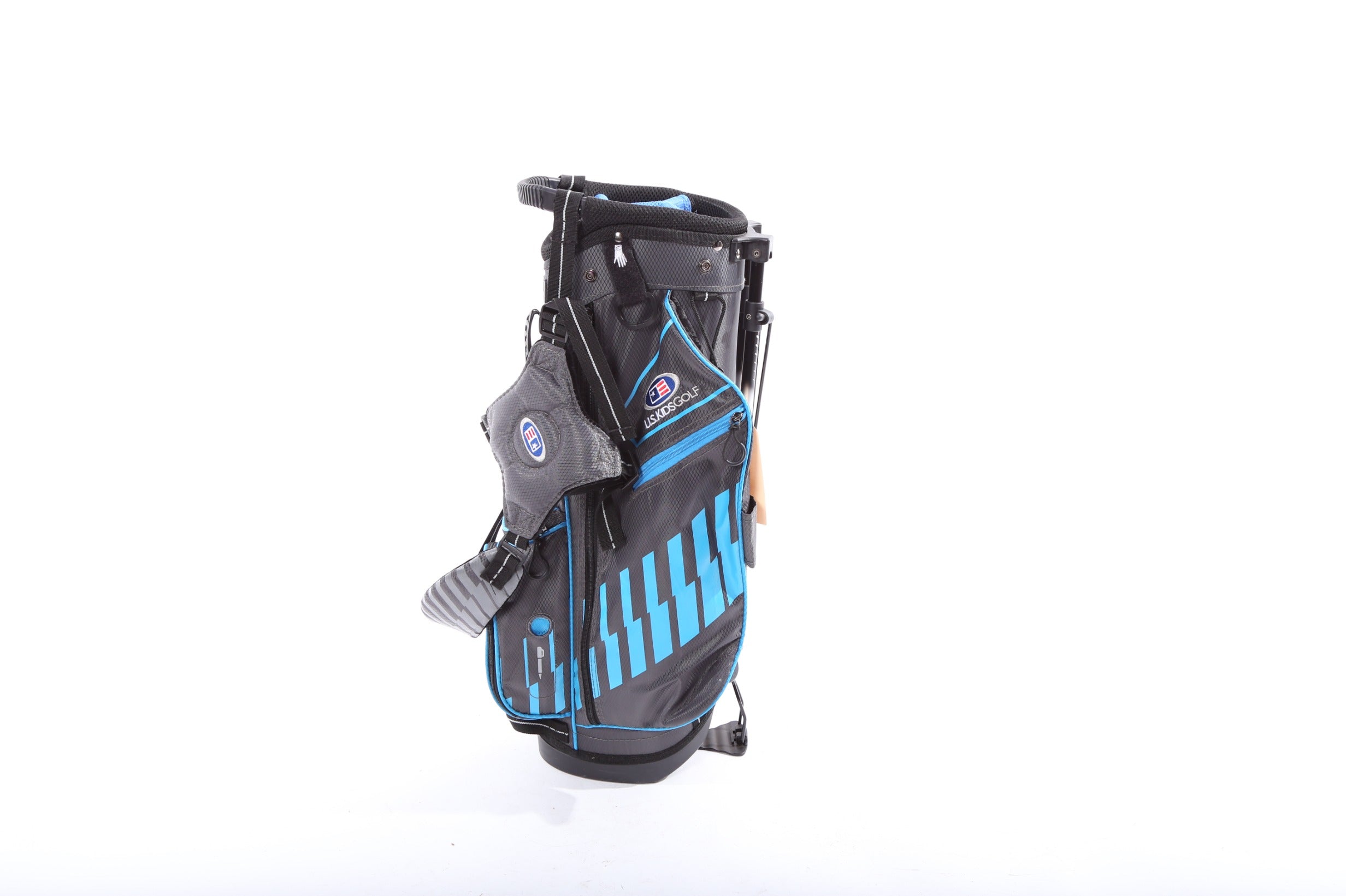 US Kids Golf Complete Club Set for Youth - Right Handed Driver, Hybrid, 6 Iron, 8 Iron, Pitching Wedge, Sand Wedge, Putter - Perfect for Junior Golfers & Beginners on the Course