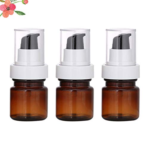 TOPBATHY 3Pcs Sterile Empty Pump Bottles - 40ml Travel-Sized Liquid Soap Dispensers for Hand Sanitizer, Lotion & Cosmetics | Perfect for Home, Office & Travel Use