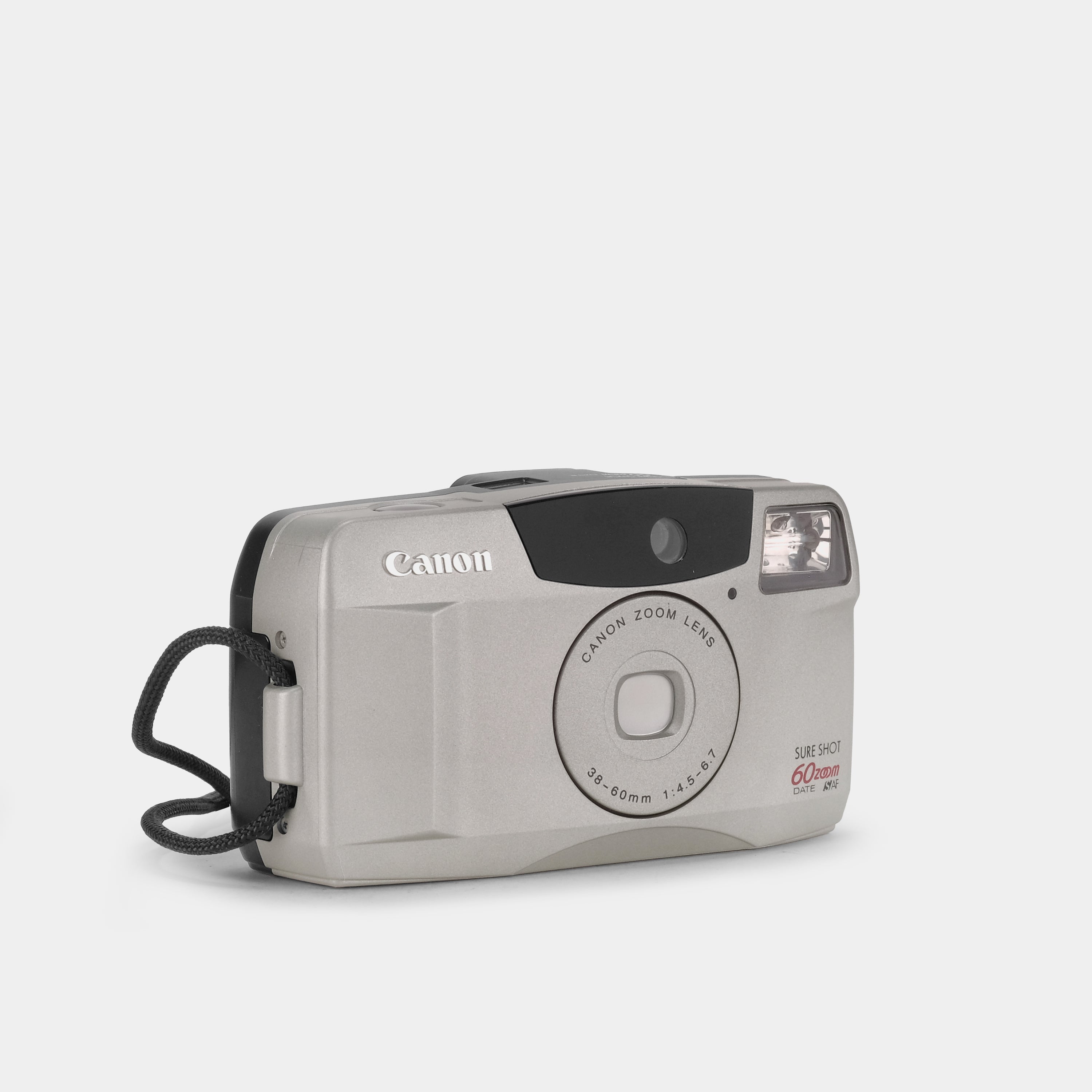 Canon Sure Shot 60 Zoom Date 35mm Point and Shoot Film Camera with 38-60mm Lens - Vintage Film Photography for Travel, Street & Everyday Use