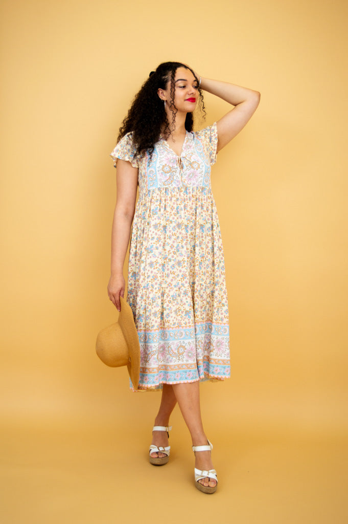 Julie Women's Casual Dress - Elegant Taupali Color, Perfect for Office Wear, Date Night & Summer Outfits