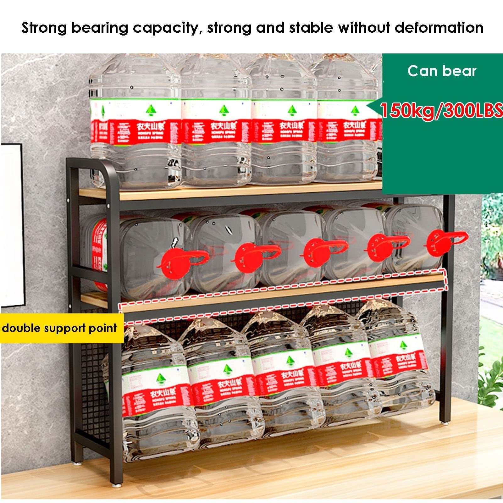 2-Tier Adjustable Display Shelf Organizer - Wooden Desktop Bookcase for Computer Desk, Grid Storage Bookshelf for Home, Dorm & Office | Perfect for Organizing Books, Office Supplies & Decorative Items
