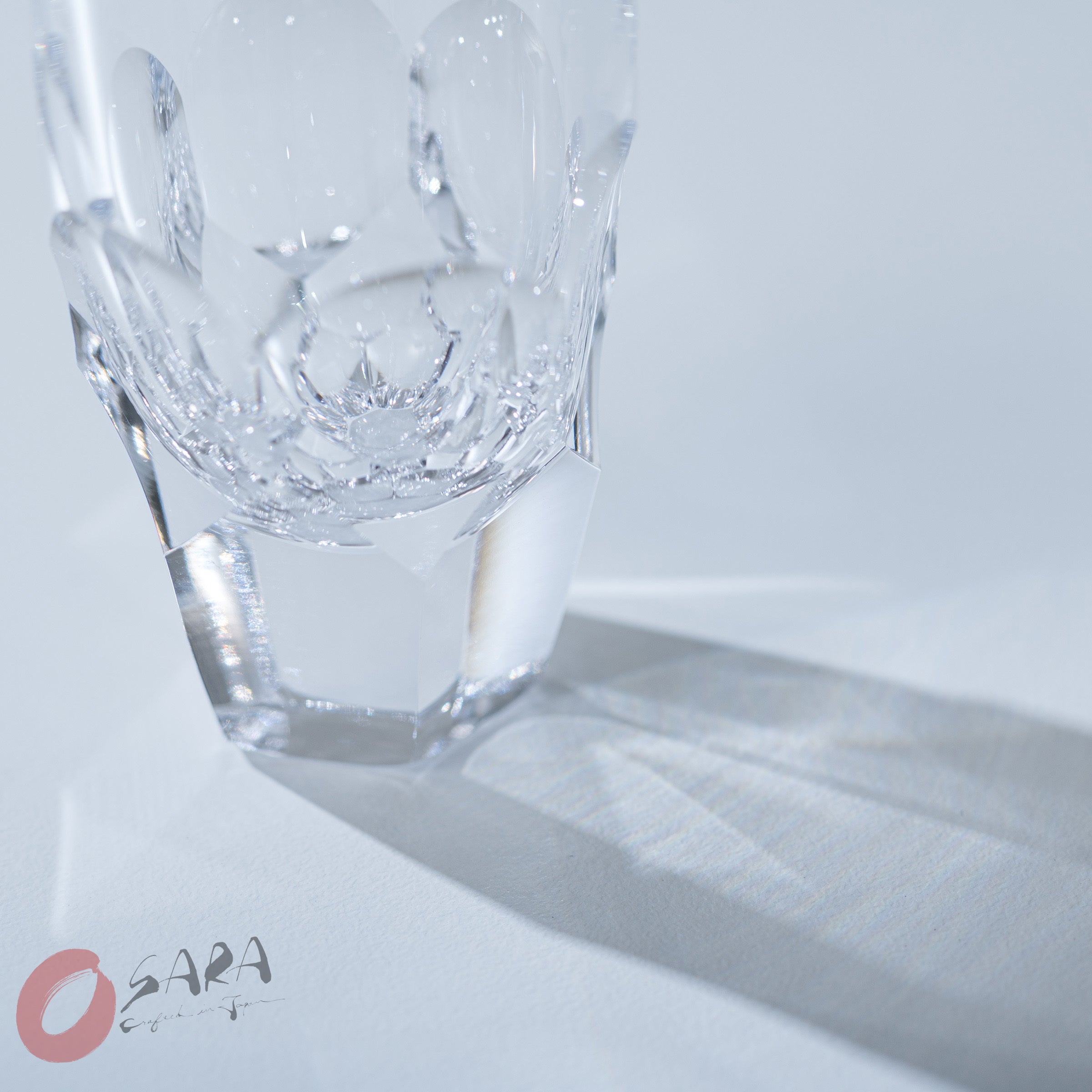 KAGAMI Japanese Handmade Crystal Shot Glass - 40ml, Elegant & Durable for Whiskey, Cocktails & Gifts | Perfect for Home Bar, Parties & Special Occasions