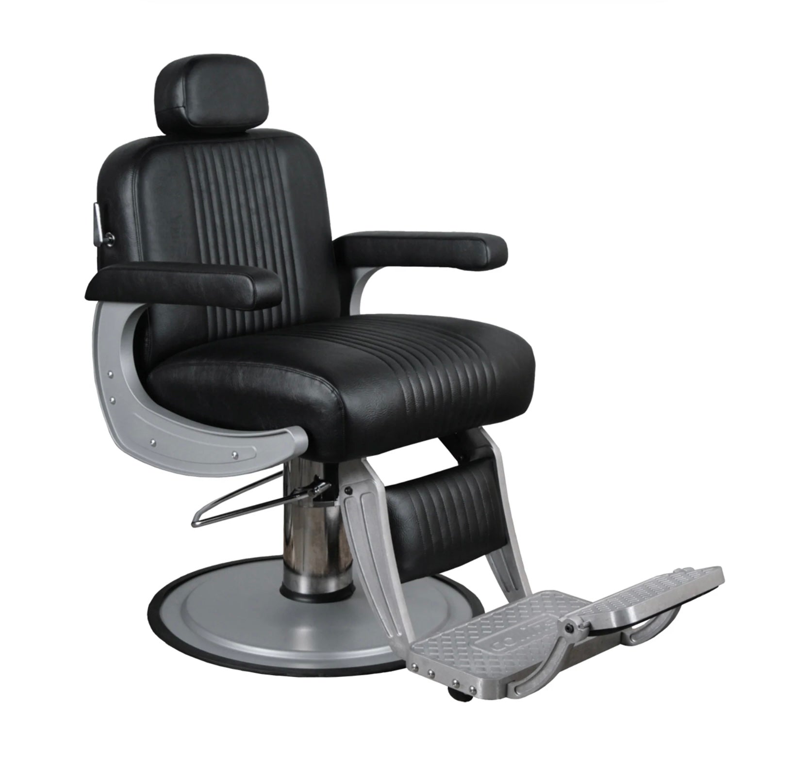 Professional Cobalt Barber Chair - Heavy Duty Hydraulic Salon Chair for Haircuts & Styling - Perfect for Barbershops, Salons & Home Grooming Stations