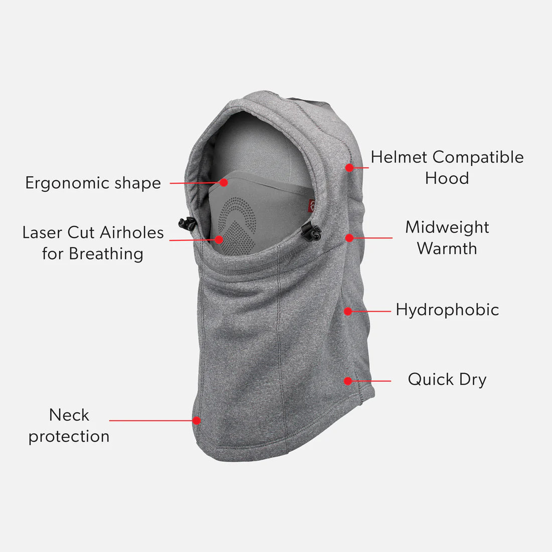 Airhood Laser Polar Fleece Jacket for Men & Women - Windproof Winter Coat for Outdoor Activities, Hiking, and Camping