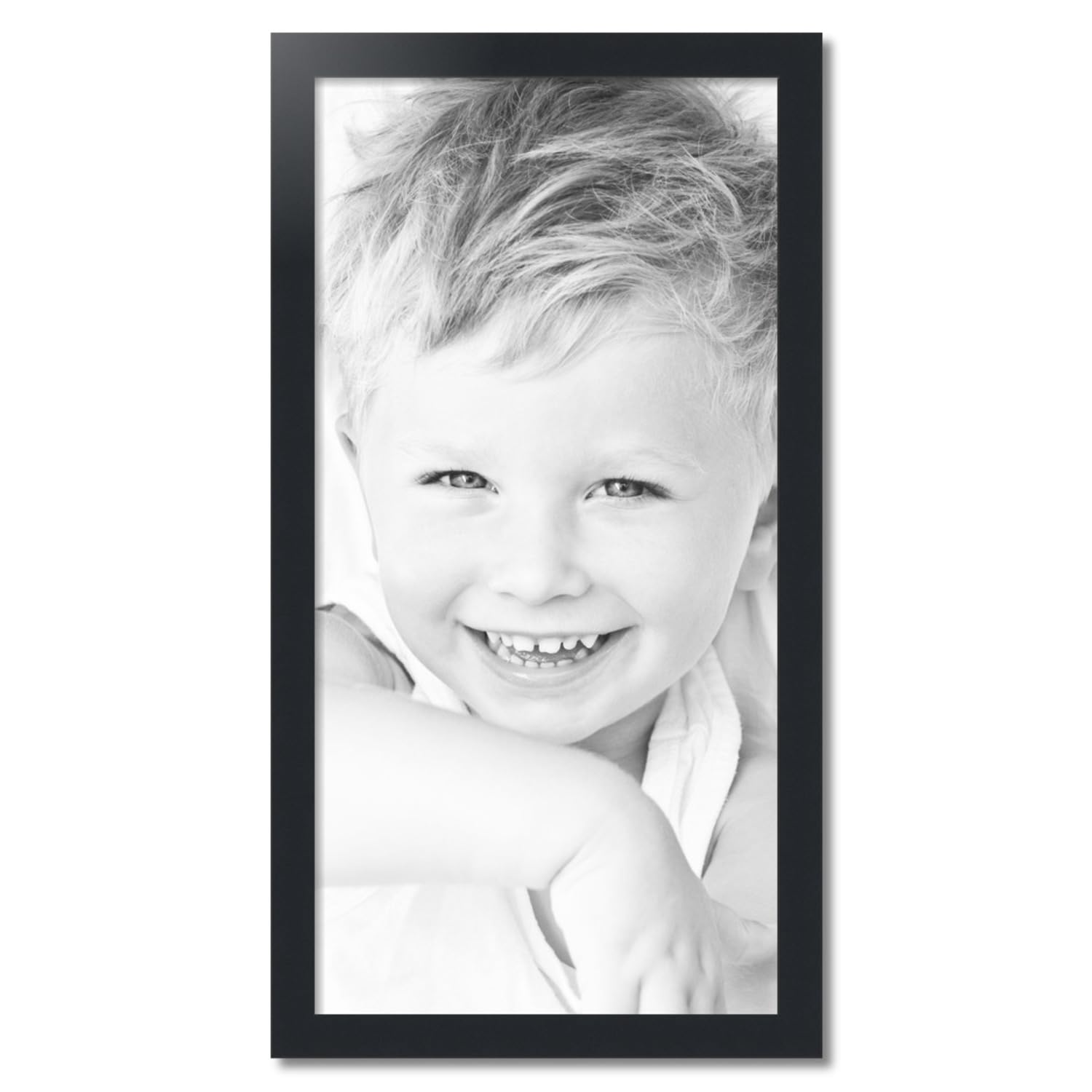 ArtToFrames 21x42 Inch Black Picture Frame - 2 Inch MDF Poster Frame for Wall Art & Photos - Includes Economy Acrylic - Perfect for Home Decor, Office Display & Gallery Exhibitions