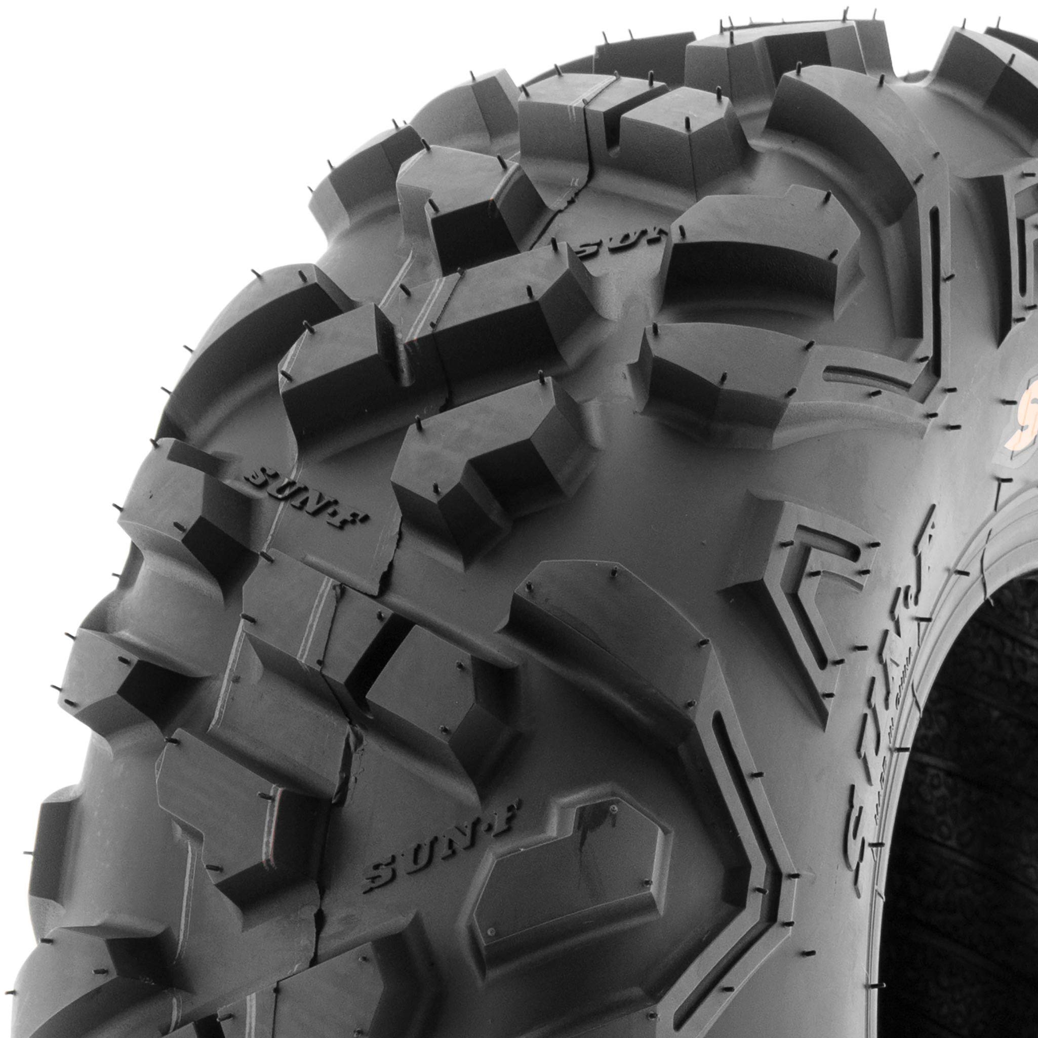SunF 19x7-8 19x7x8 All Terrain Tires for ATV/UTV - 6 PR Tubeless Off-Road Tires (A051 POWER II) - Perfect for Mud, Sand & Trail Riding