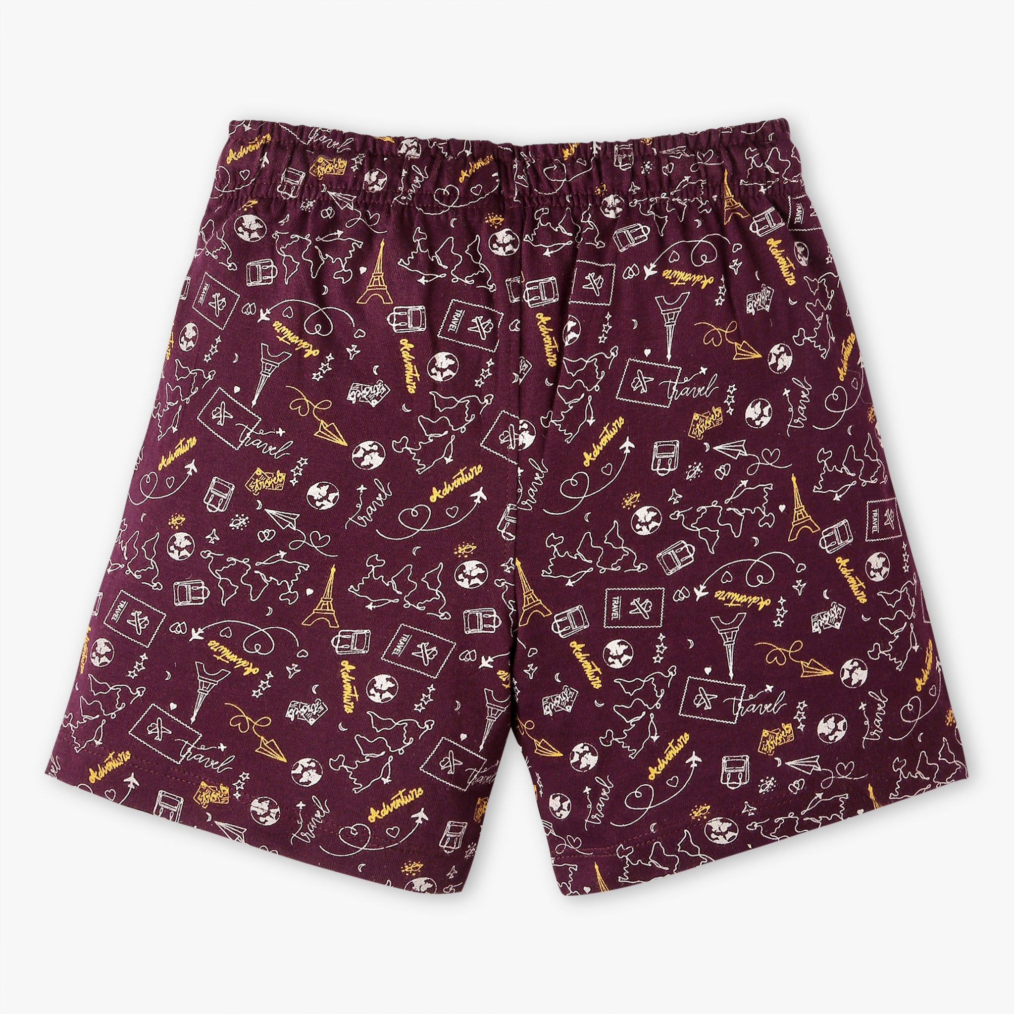 **Boys' All Over Print Full-Length Crew Neck Short Sleeve T-Shirt & Sleepwear Set - Comfortable Kids' Pajamas for Playtime & Bedtime**