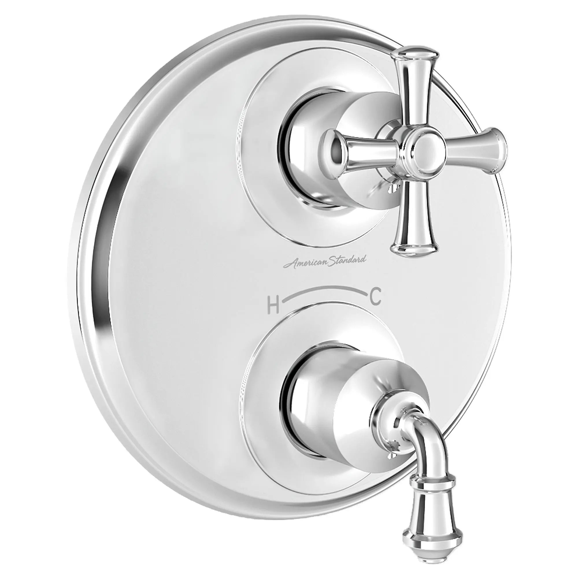 Delancey® 2 Handle Thermostatic Shower Valve Trim Kit - Premium Bathroom Fixture for Temperature Control - Perfect for Modern Home Renovation & Spa-Like Shower Experience