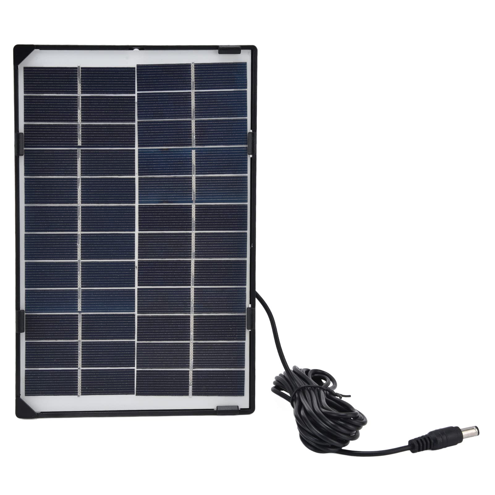 12V 6W Solar Battery Charger for Car, Boat, RV - Waterproof Solar Panel Trickle Charger for 12 Volt Batteries - Perfect for Outdoor, Marine & Off-Grid Power Supply