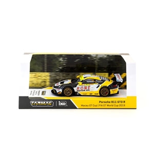 1:64 Scale Porsche 911 GT3 R Diecast Model Car - Macau GT Cup FIA GT World Cup 2019 Winner Laurens Vanthoor Edition - Collectible Racing Car for Display & Gift Giving