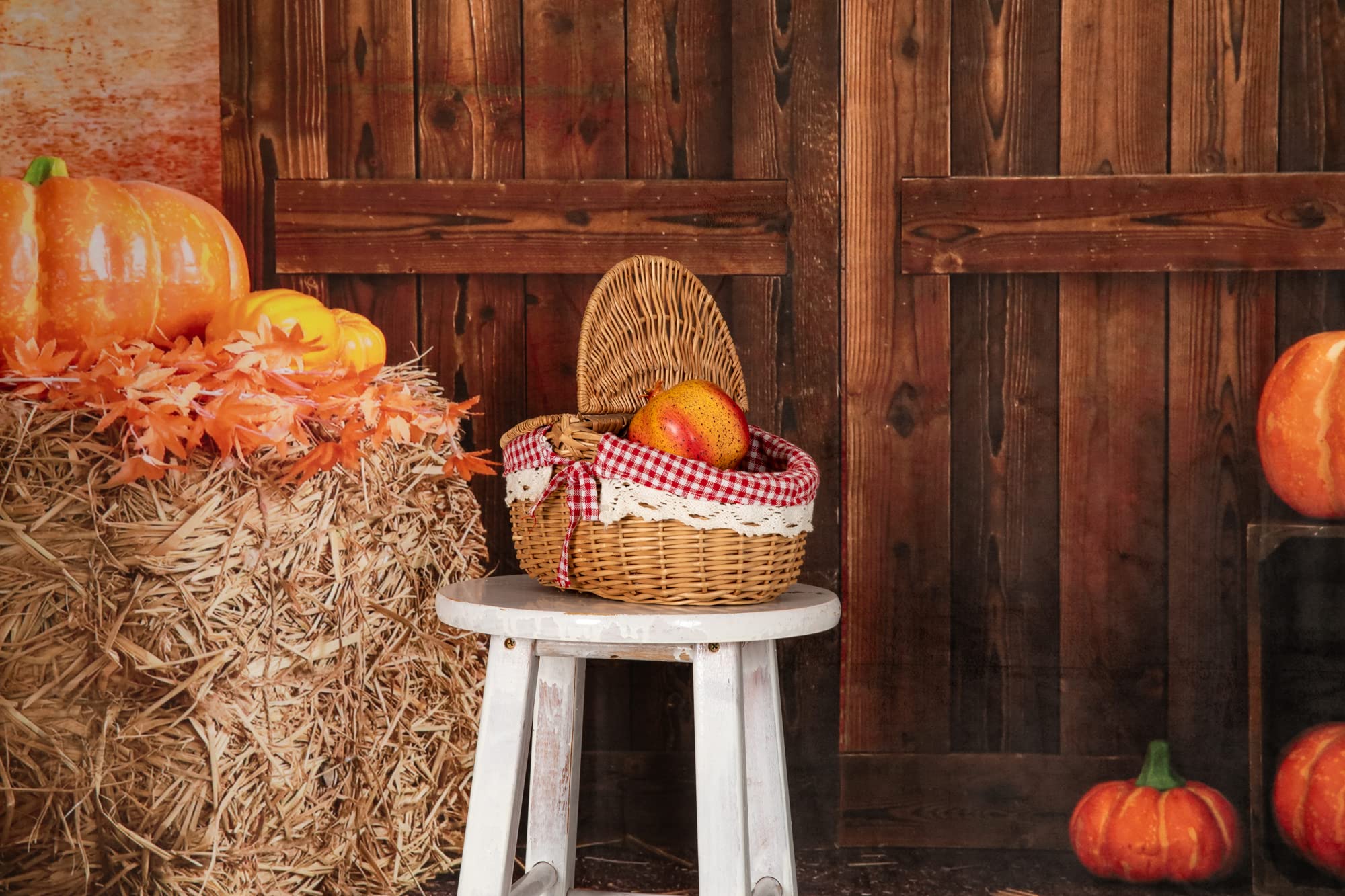 10x10ft Thanksgiving Backdrop - Autumn Pumpkin Photo Studio Props for Fall Decor