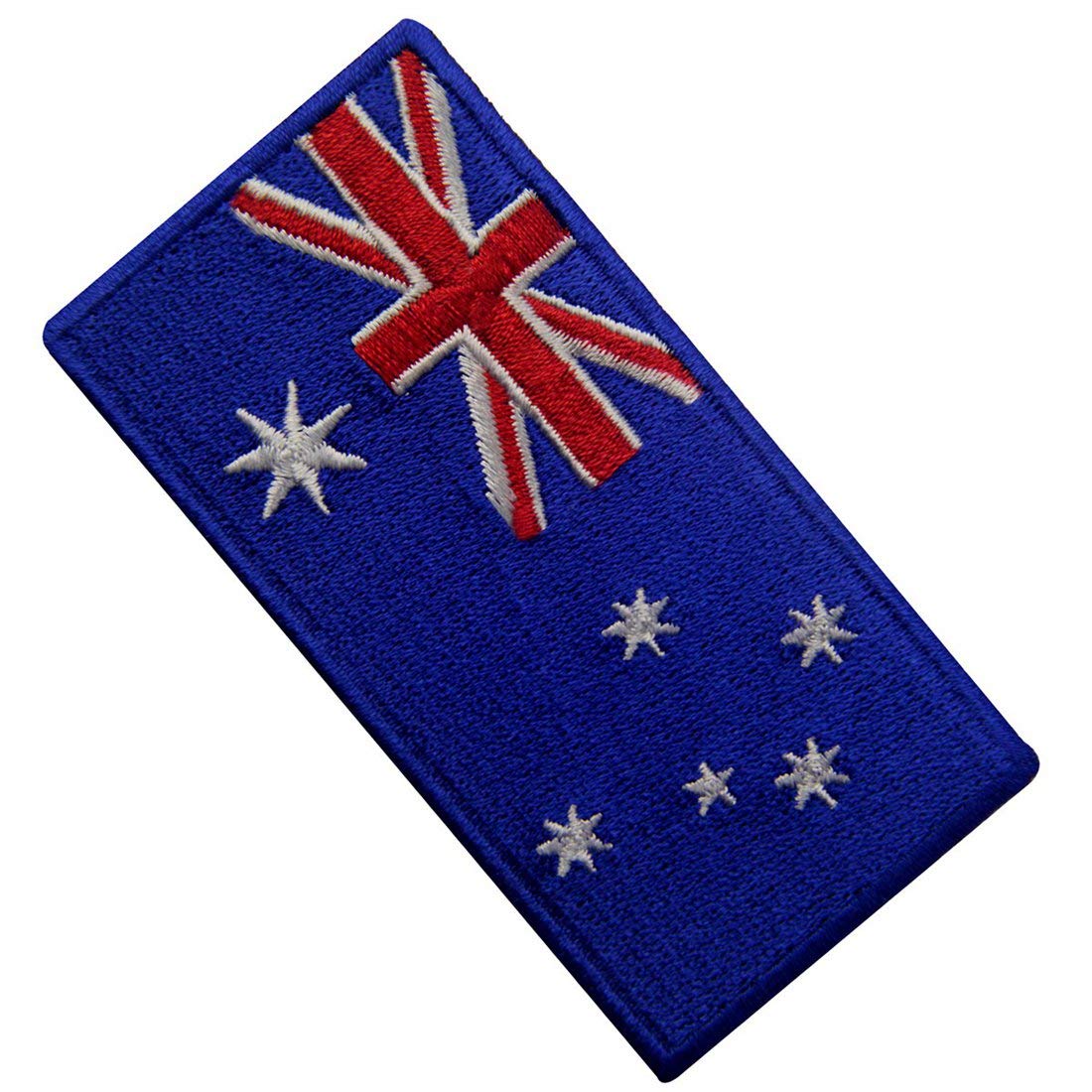 Australia Flag Embroidered Patch - Iron On & Sew On National Emblem Badge for Jackets, Bags & Hats | Australian Pride Accessories for Travel, Sports & Events