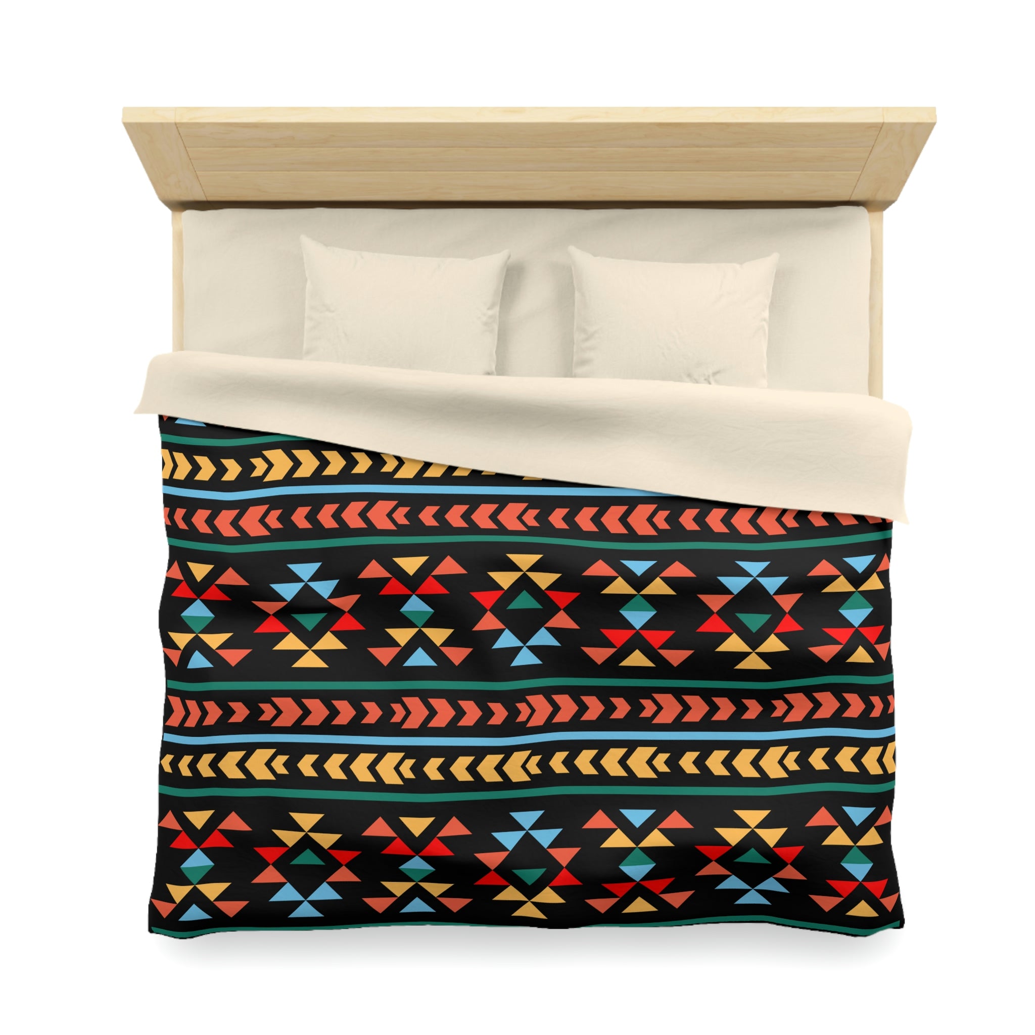 Southwestern Night Canyon Print Duvet Cover - Soft Microfiber Bedding Set in 3 Sizes (Twin/Queen/King) for Cozy Bedroom Decor & Southwestern Style Home