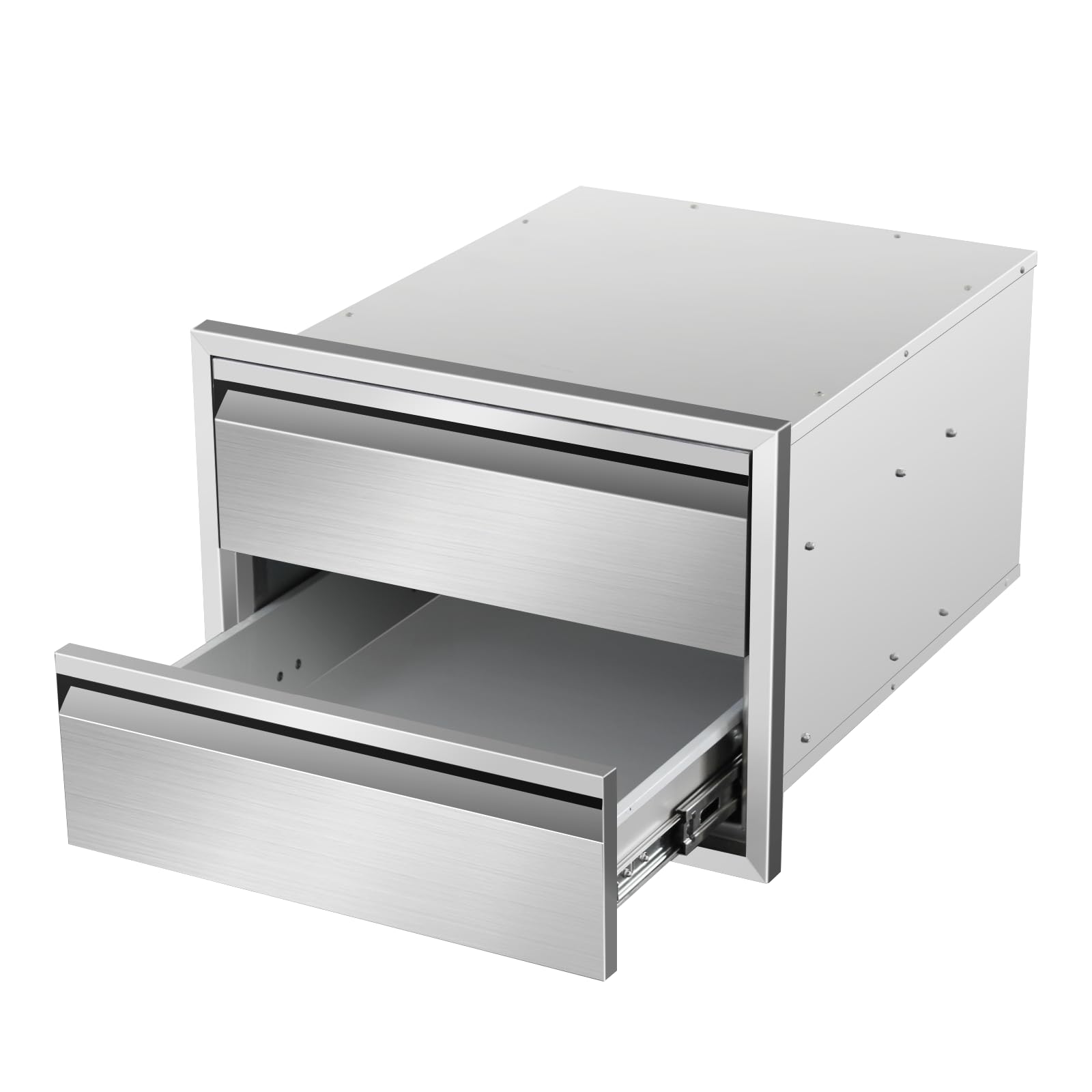 Stainless Steel Triple BBQ Drawers 18