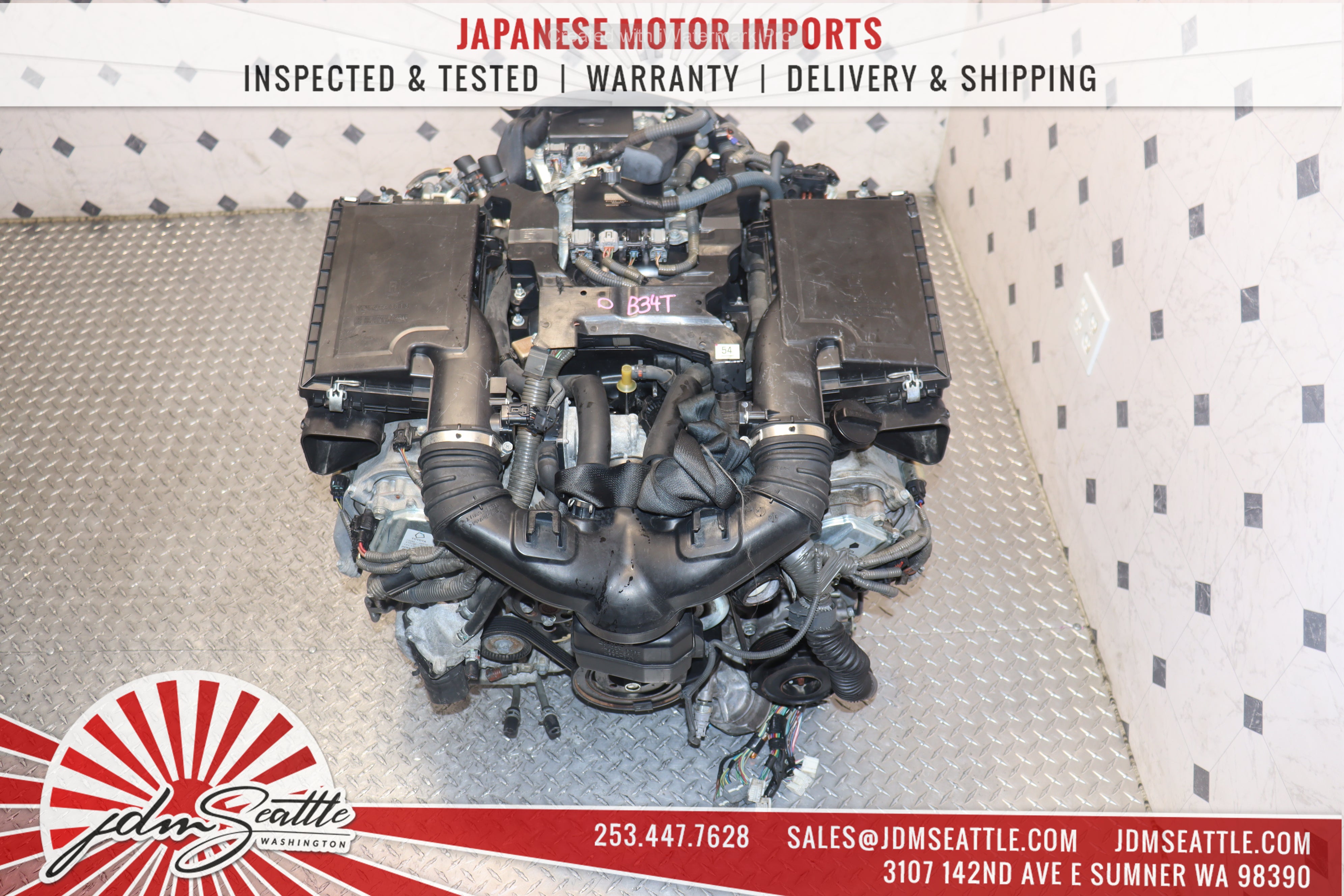 2006-2017 Lexus LS460 & 2008-2011 GS460 JDM 1UR-FSE Engine - High Performance V8 Replacement for Luxury Sedans - Perfect for Engine Swap & Restoration Projects