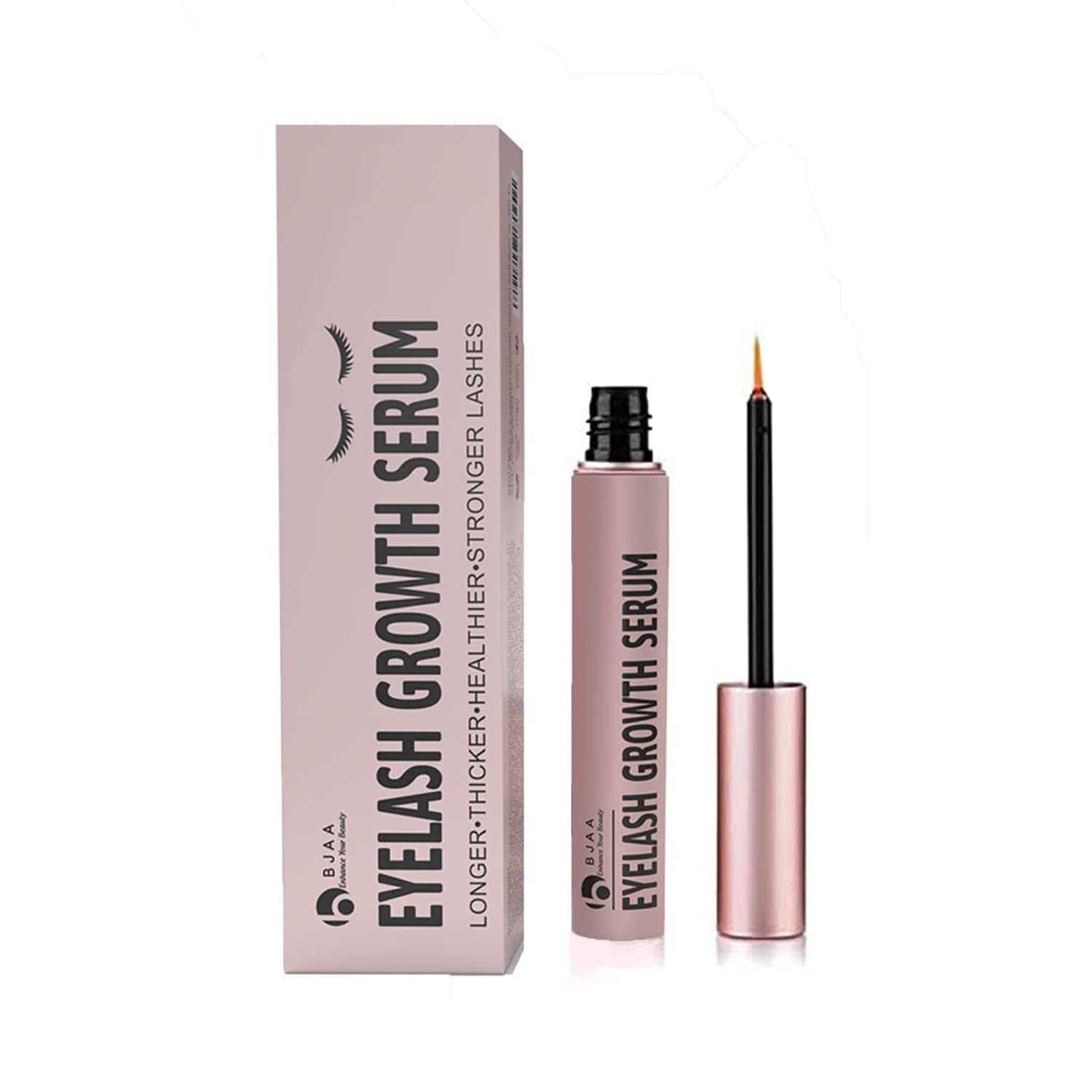 Premium Eyelash Growth Serum for Longer, Thicker Lashes - Natural Lash Enhancer with Biotin & Keratin - 3ml Mascara Tube for Easy Application - Perfect for Daily Use & Special Occasions