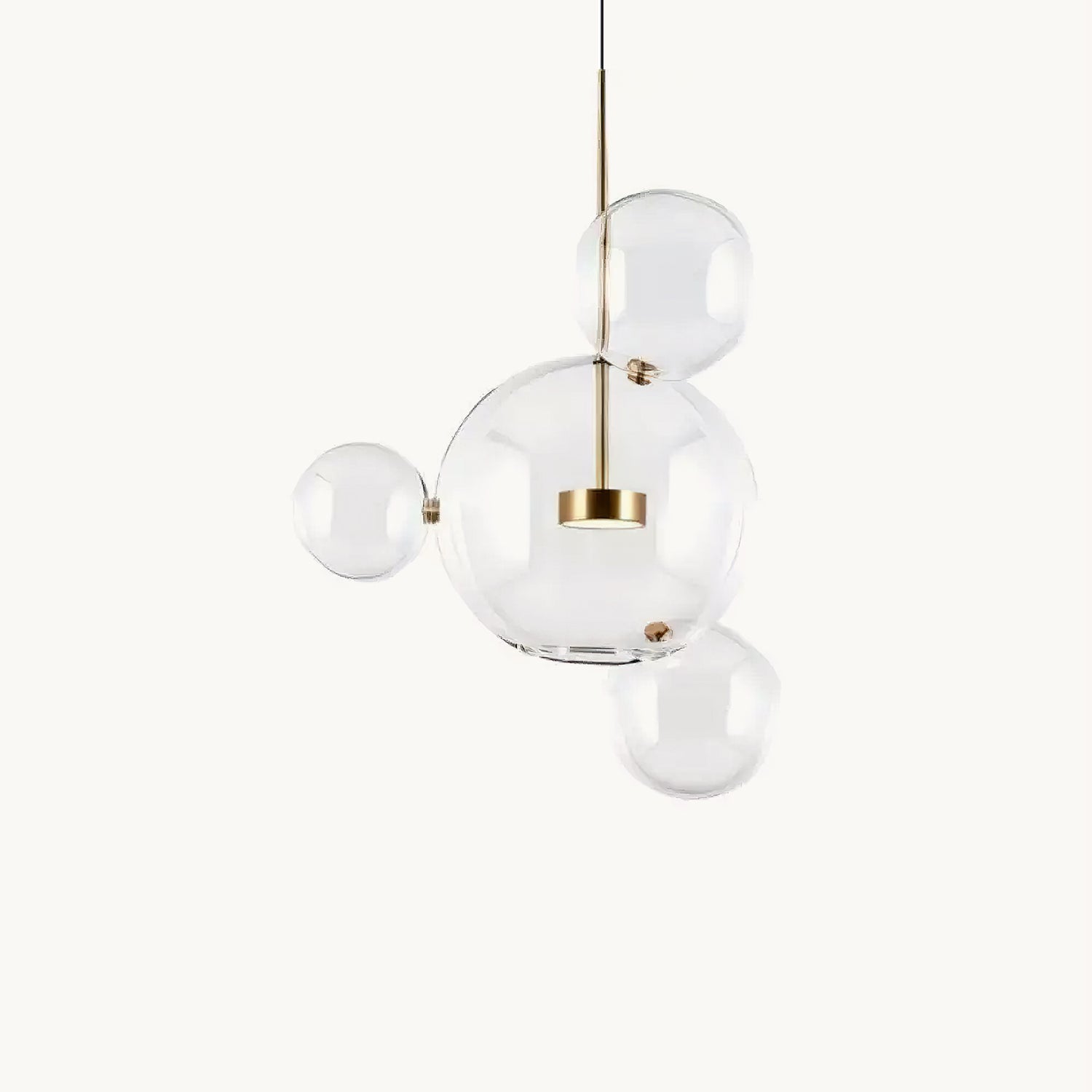 Murlamp Bubble Pendant Light - Modern Glass Ceiling Lamp for Living Room, Bedroom, Dining Room - Elegant Hanging Light Fixture for Home Decor and Interior Design