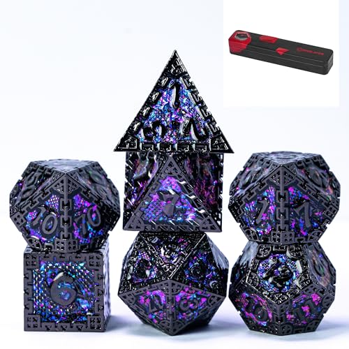 Chain Frame-black With Purple Sequins