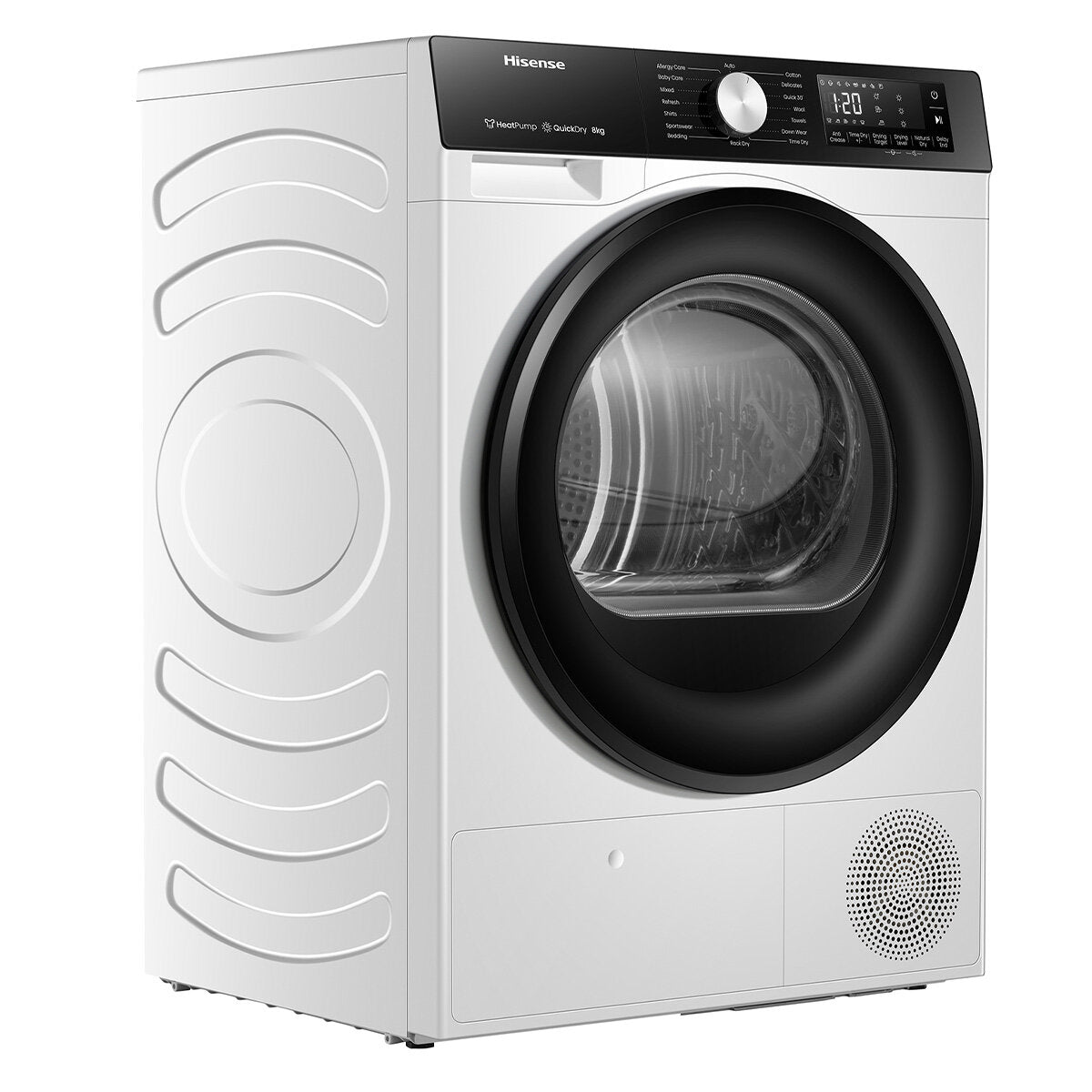 Hisense 8kg Heat Pump Dryer HDFS80HS - Energy Efficient Laundry Solution for Small Spaces & Apartments