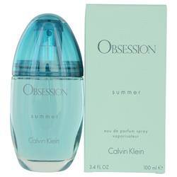 Calvin Klein Obsession Summer Women's Eau De Parfum Spray 3.4 oz - Floral Citrus Perfume for Women, Day & Night Fragrance, Gift for Her