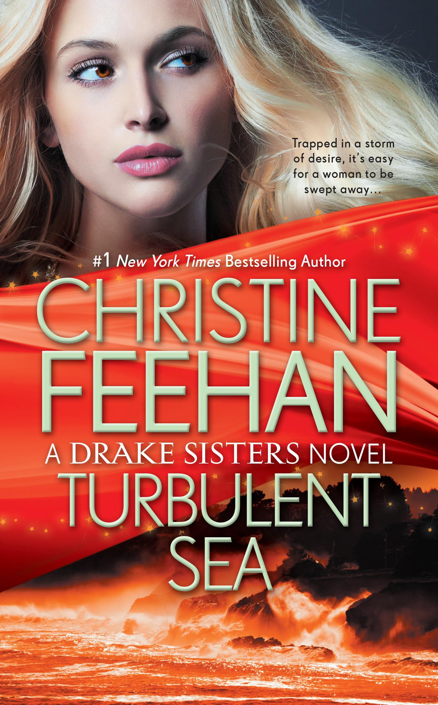 Turbulent Sea (Drake Sisters, Book 6) - Paranormal Romance Novel by Christine Feehan - Perfect for Beach Reading & Book Club Discussions