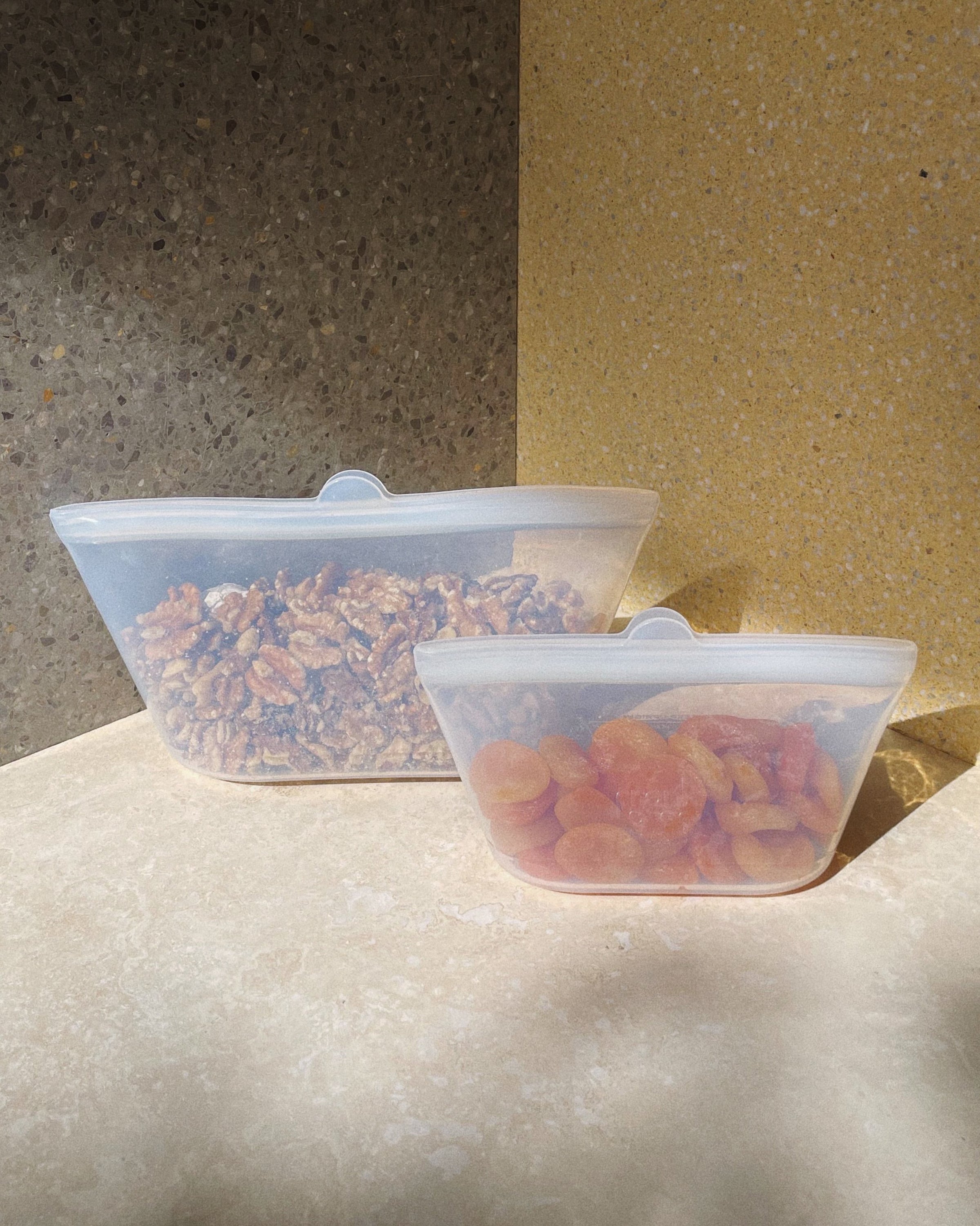 Eco-Friendly Reusable Silicone Food Storage Bags (2 Pack) - Perfect for Meal Prep, Snacks & Freezer Organization | BPA-Free, Leak-Proof & Dishwasher Safe