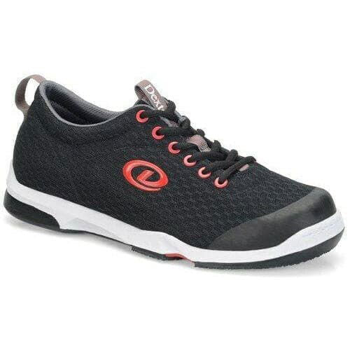 Dexter Men's Roger Black & Red Right-Hand Bowling Shoes - Comfortable & Durable for League Play & Tournaments