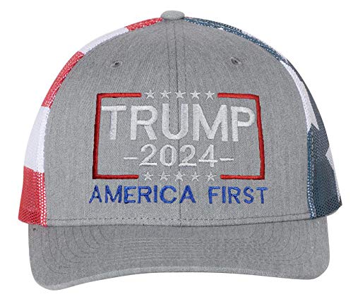 Heather Gray/Us Flag