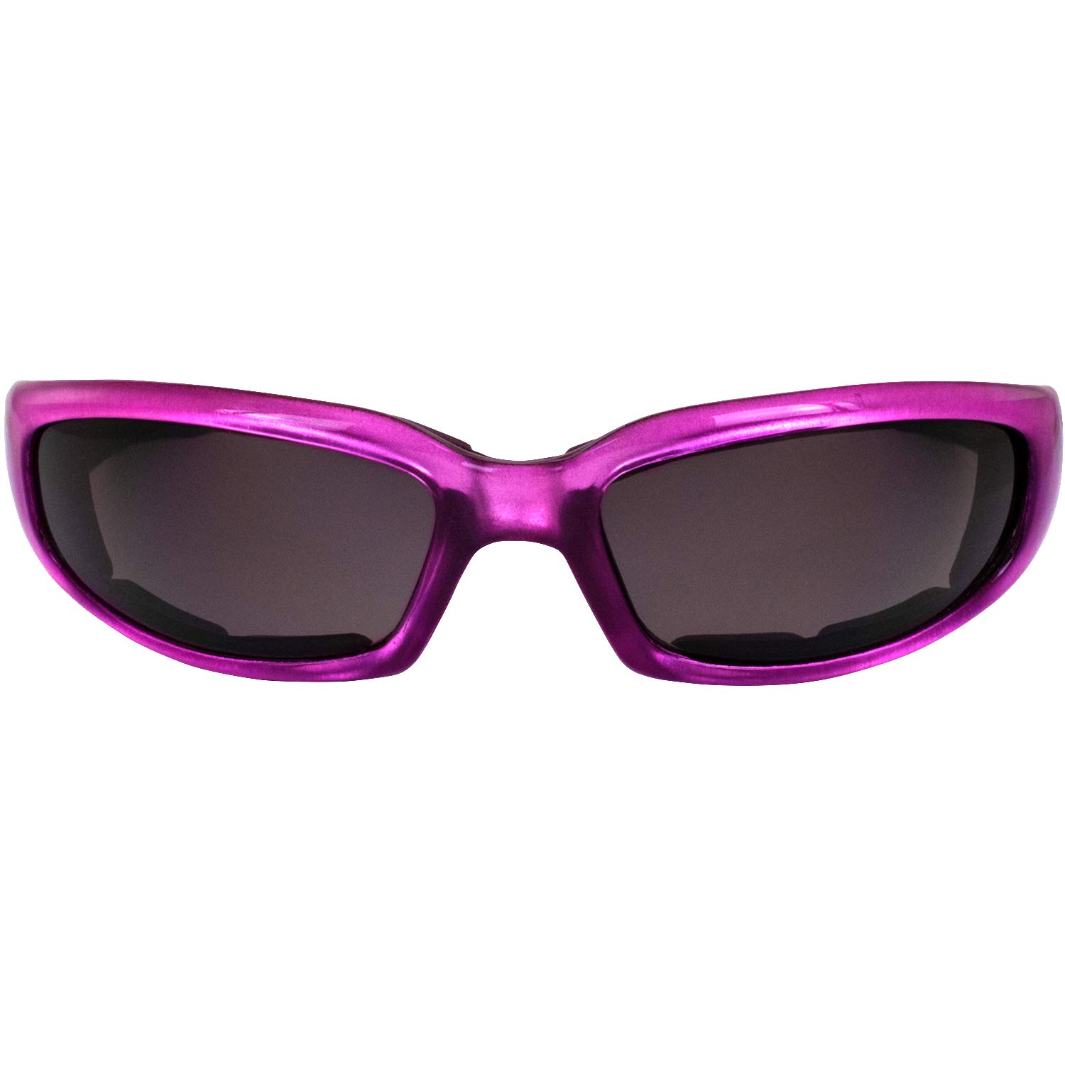 Birdz Eyewear Chill Women's Motorcycle Sunglasses - 2 Pairs with Padded Pink & Purple Frames & Super Dark Lenses - UV Protection for Riding, Driving, and Outdoor Adventures