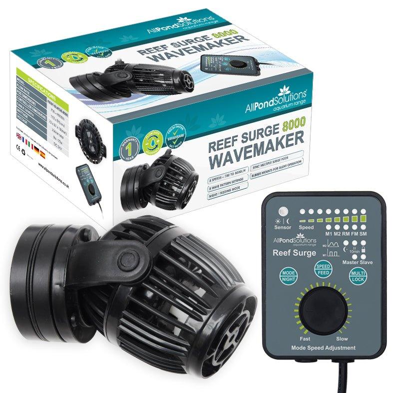 Reef Surge 8000 L/H Aquarium Marine Wavemaker - Powerful Water Pump for Saltwater & Reef Tanks - Perfect for Coral Growth & Fish Tank Circulation