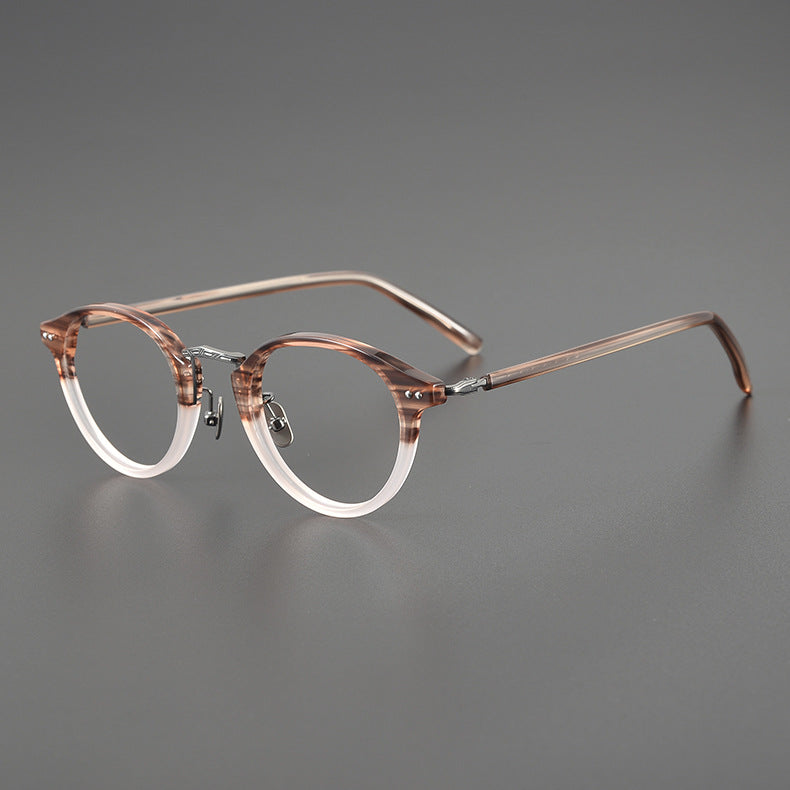 Titanium Round Glasses Frame 9096 - Lightweight & Durable Eyewear for Men & Women | Perfect for Reading, Driving & Fashion Accessories