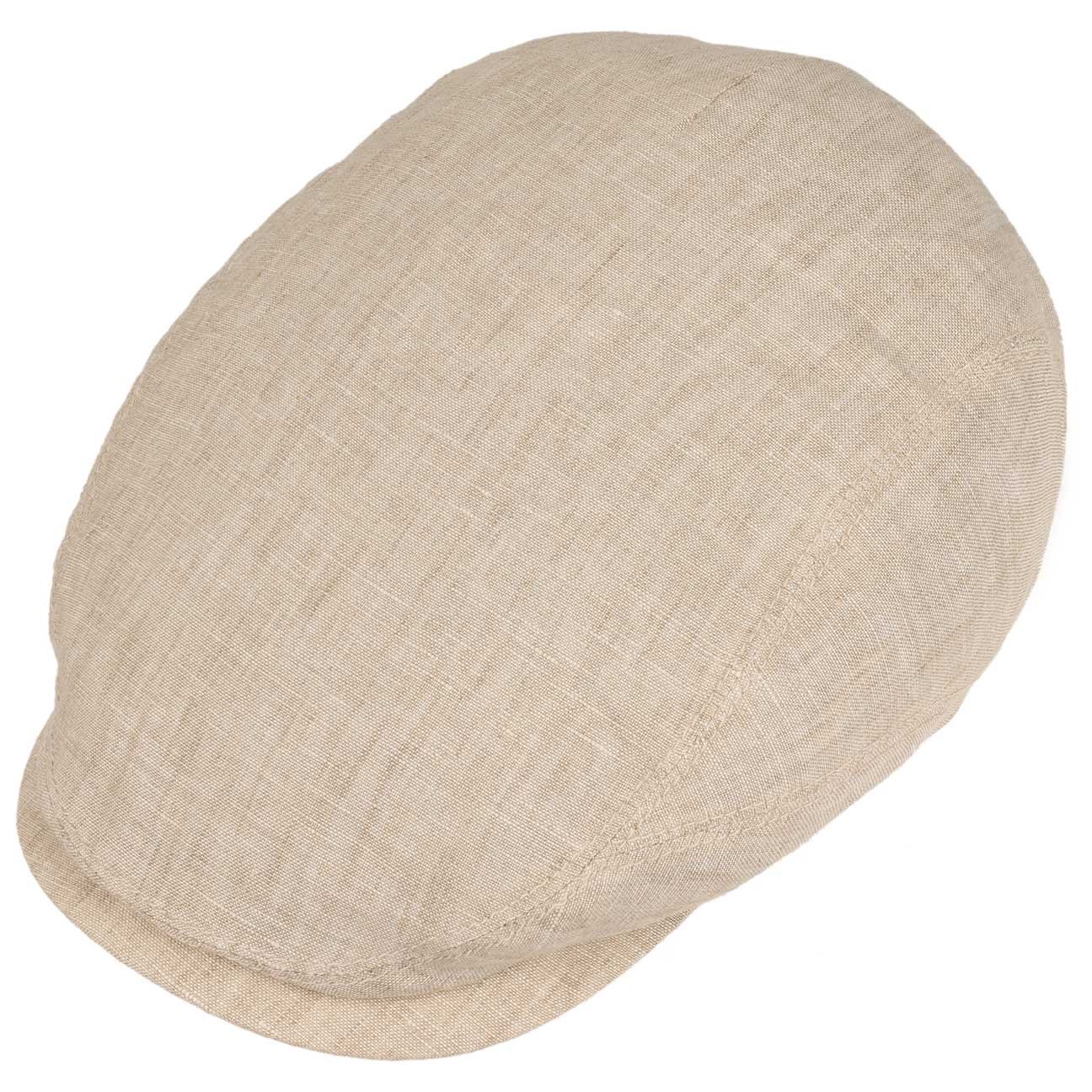 Stetson Belfast Linen Summer Flat Cap for Men | Breathable EU-Made Hat for Outdoor Activities & Casual Wear