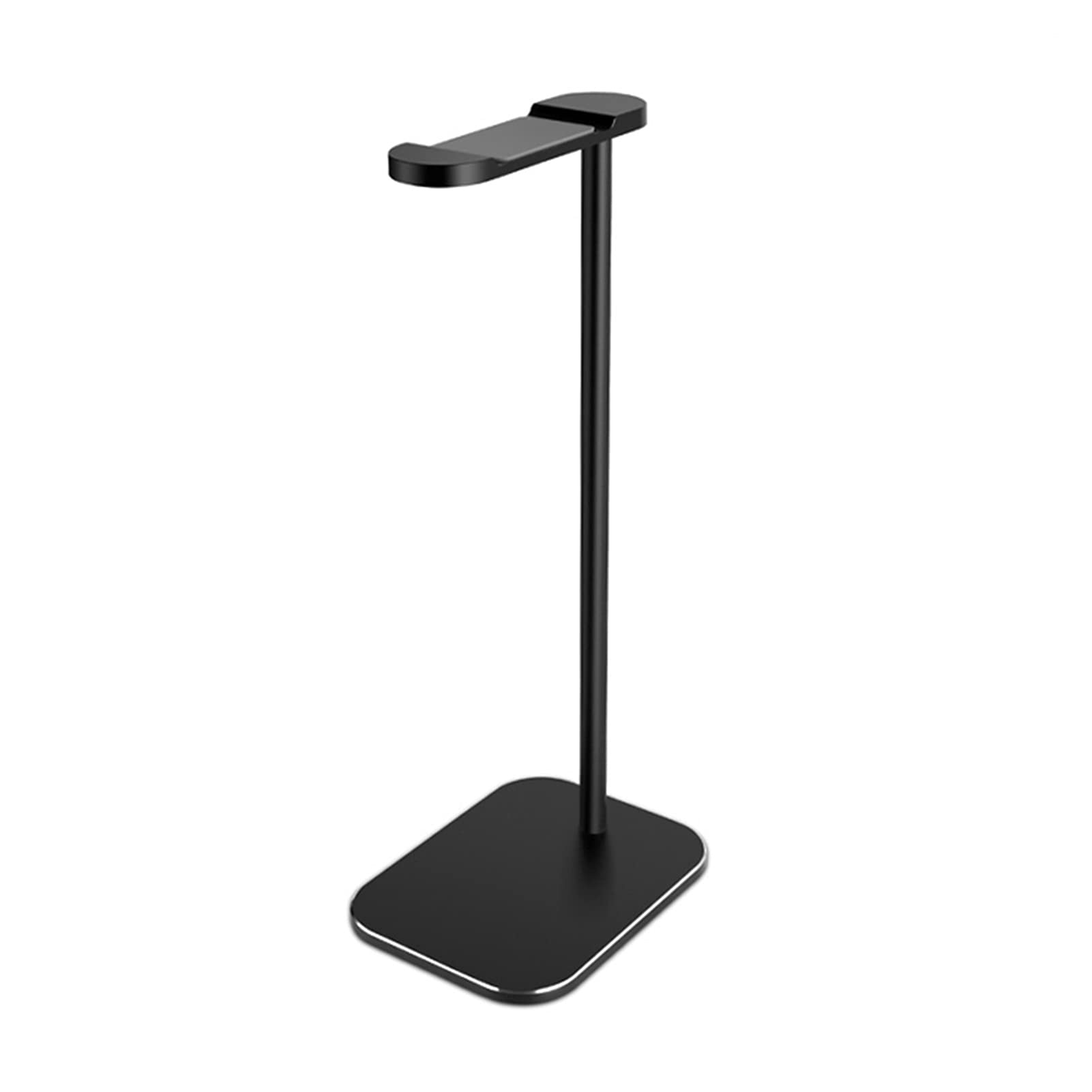 Premium Aluminum Alloy Headphone Stand - Durable Gaming Headset Holder with Non-Slip Base | Desk Display Stand for Wireless Earphones, Over-Ear Headphones & Gaming Headsets | Perfect for Home Office, Gaming Setup & Studio Organization (Black)