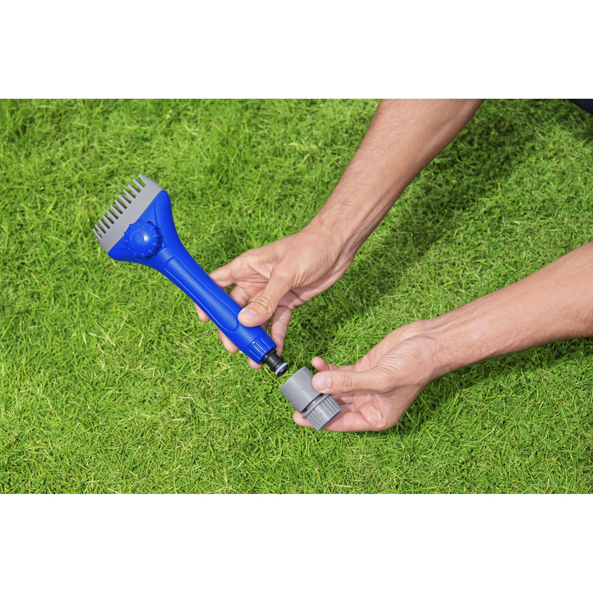 Bestway Flowclear Aqualite Pool Filter Cartridge Cleaning Tool - Removable Comb Head & Flow Control Knob - Ideal for In-Ground & Above Ground Pool Maintenance