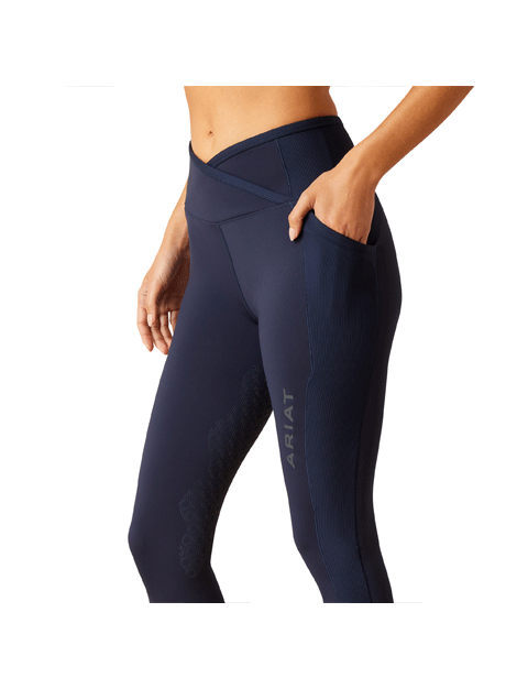 Ariat EOS Chic Half Grip Riding Tights - Women's Equestrian Breeches for Horseback Riding & Training | Comfortable & Stylish Equestrian Wear