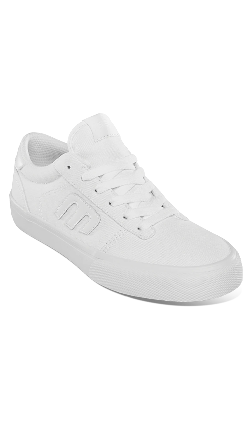 Etnies Calli Vulc Women's Skate Shoes - White/White/Gum for Casual Wear & Skateboarding | Comfortable & Stylish Sneakers for Everyday Use