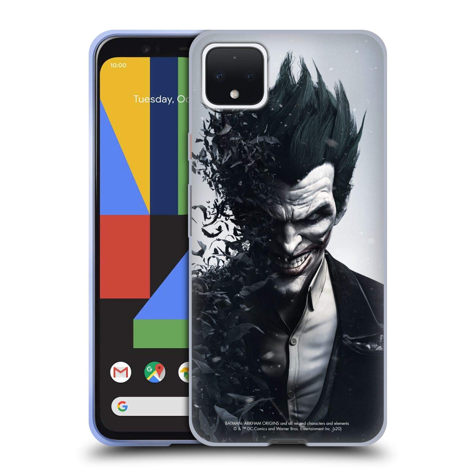 Batman Arkham Joker Gel Case for Google Pixel 4 XL - Gaming & Protection