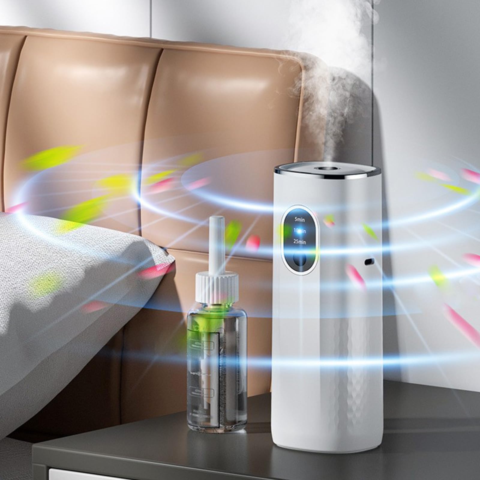 **50ml Waterless Quiet Essential Oil Diffuser - Commercial Aromatherapy Smell Machine for Home, Hotel, Office & Store - Perfect Gift for Women & Men - Create a Relaxing & Fresh Atmosphere**