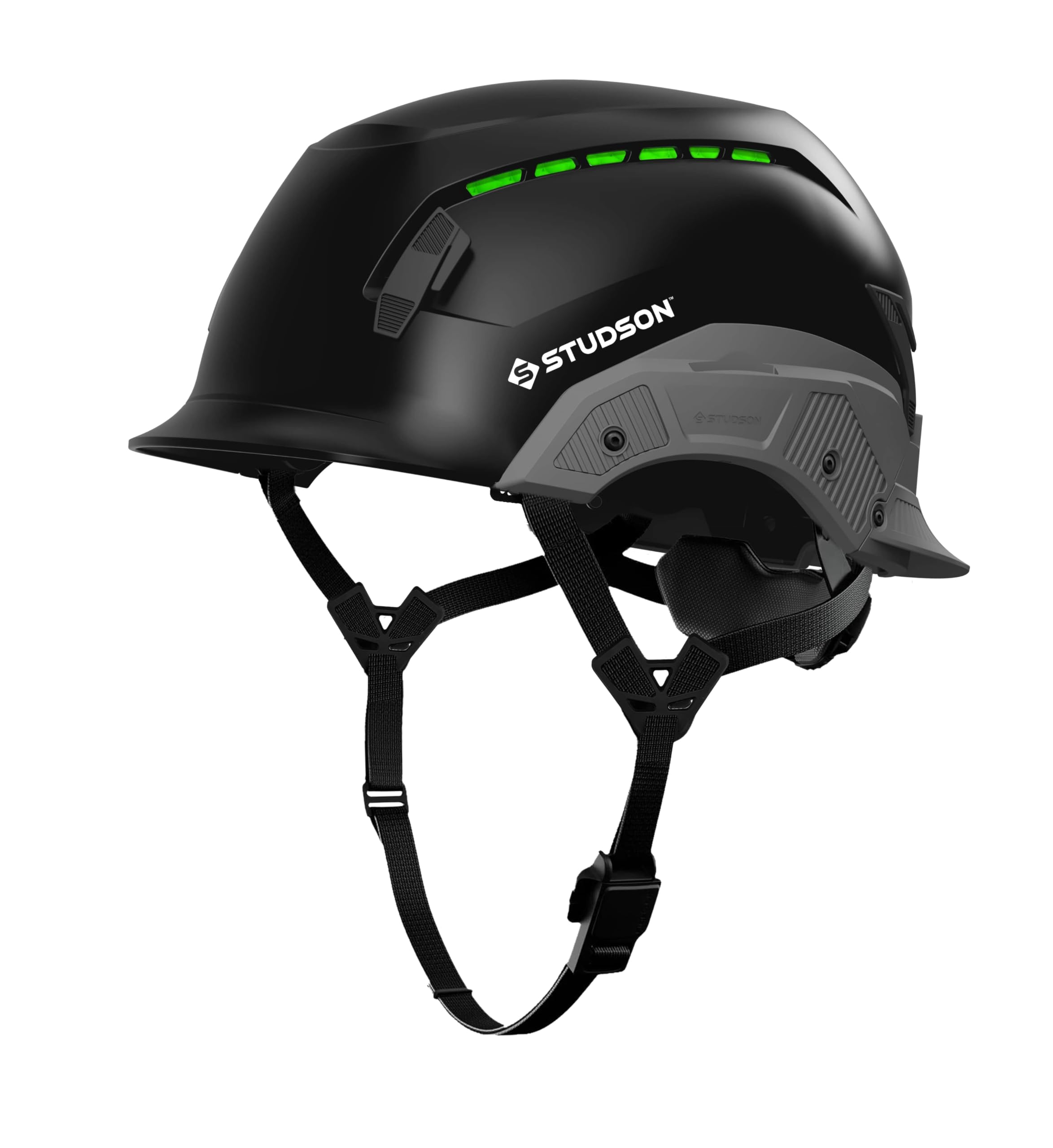 STUDSON SHK-1 Vented Safety Helmet - ANSI Approved Hard Hat for Construction & Industrial Work - Lightweight & Breathable Head Protection for Hot Weather Job Sites