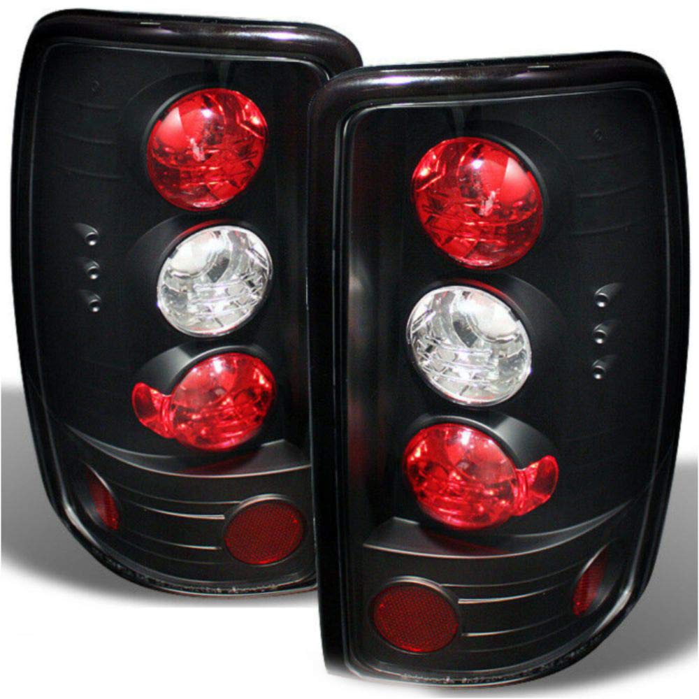GQDDHDS Black LED Tail Lights Set for 2000-2006 Trucks - Left & Right Pair - Durable Replacement for Improved Visibility & Style | Perfect for Off-Roading, Night Driving & Vehicle Customization